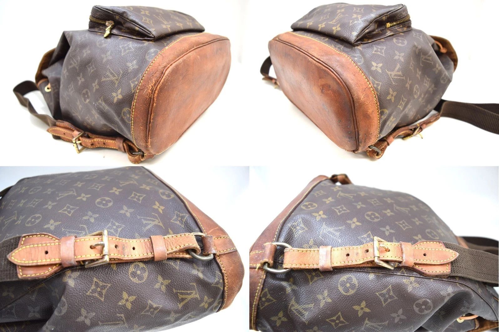 Louis Vuitton Louis Vuitton Montsouris GM Backpack Monogram Canvas M51135 Size ONE SIZE - 7 Thumbnail