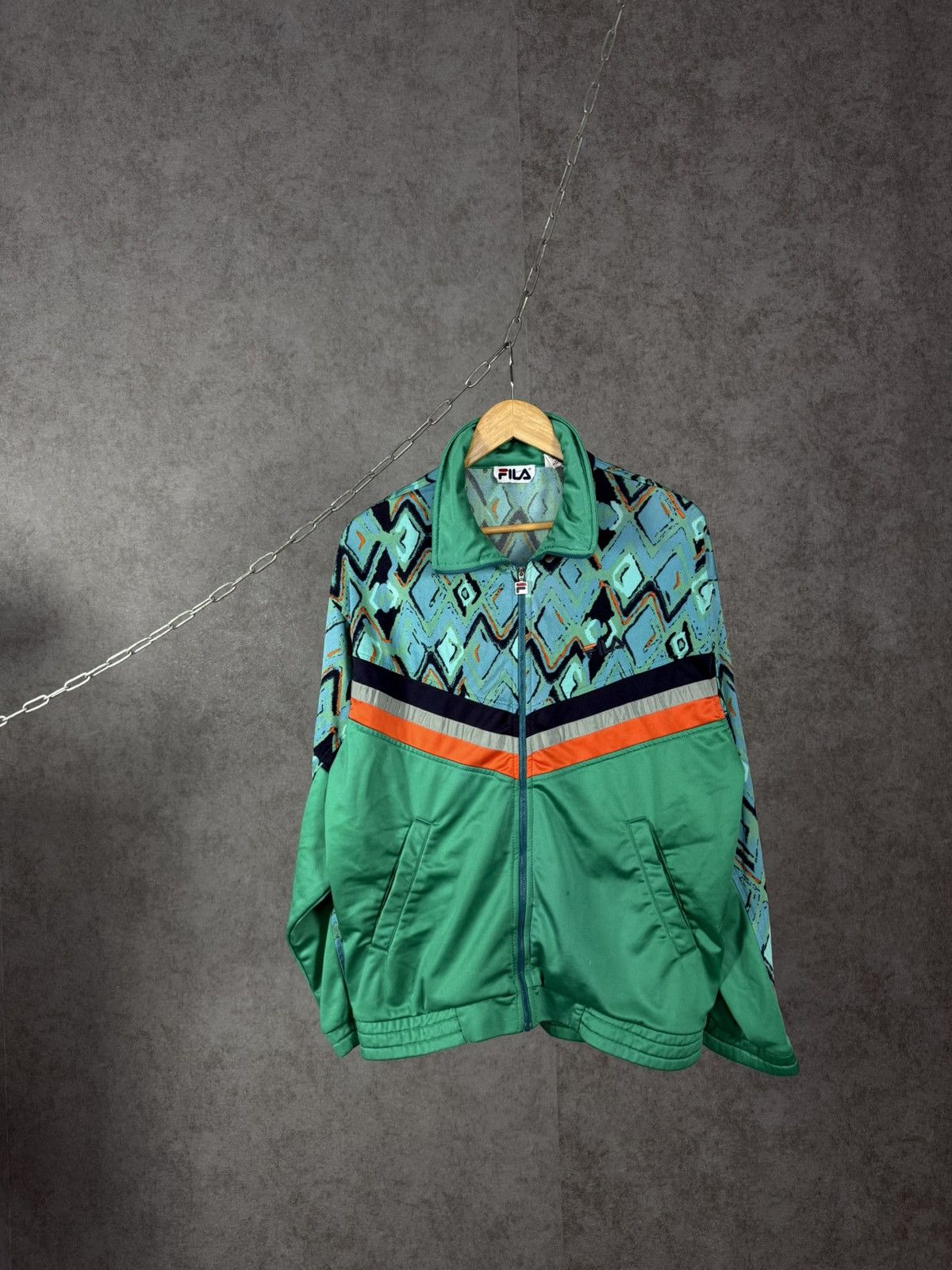 Fila vintage crazy sportwear zip sweatshirt