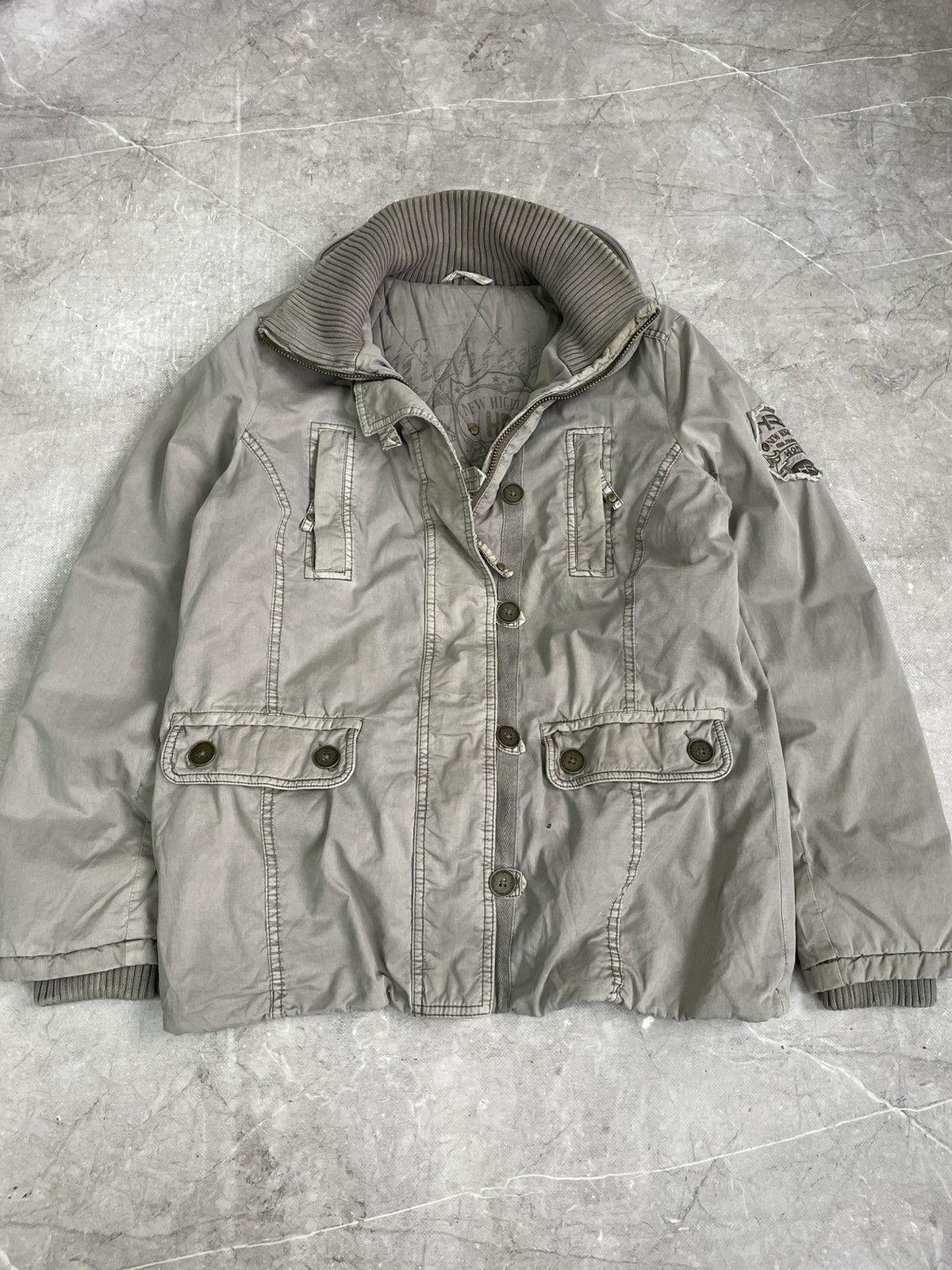 Washed japanese hysteric glamour jacket bomber y2k archive