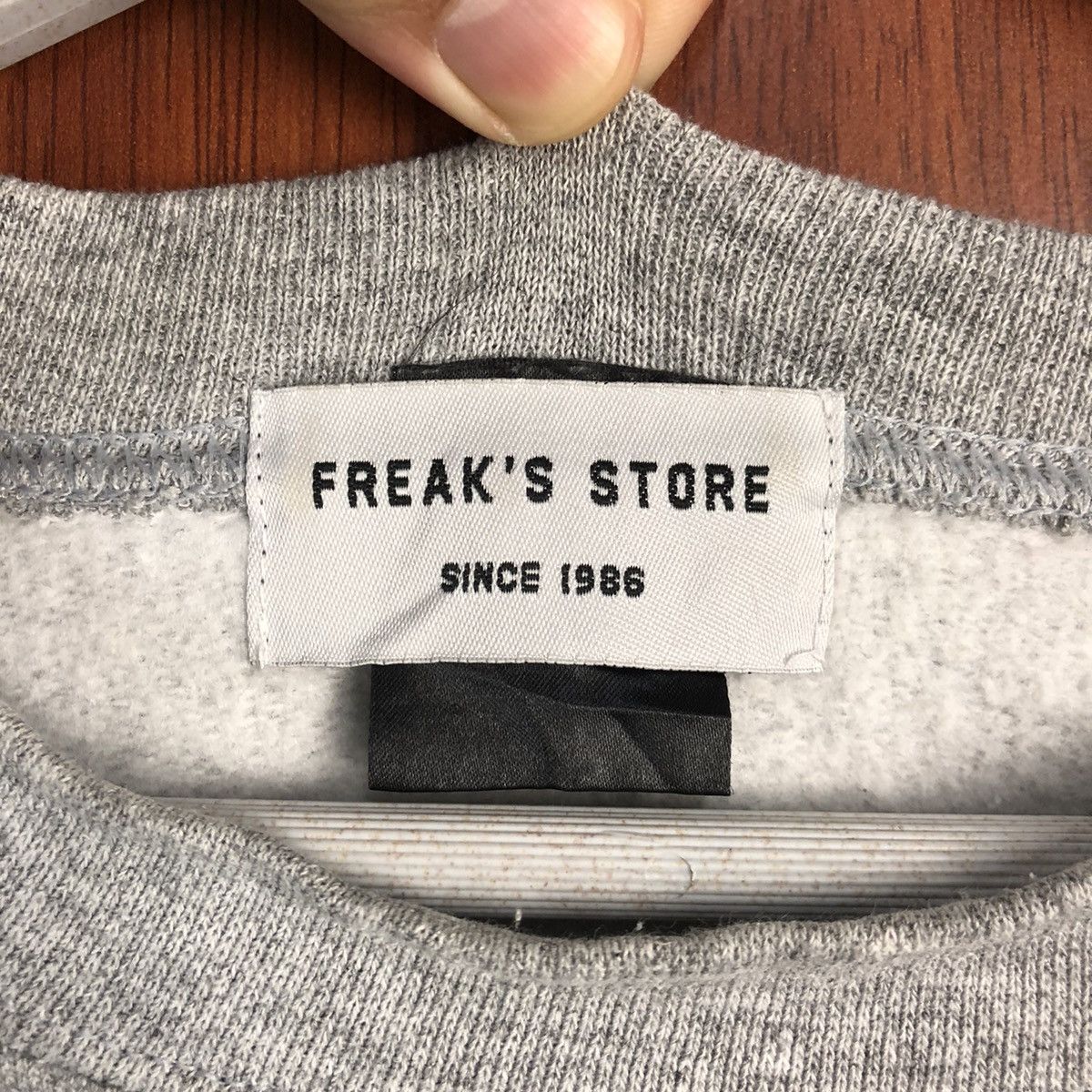 Japanese Brand × Vintage Freaks Store Grey vintage Sweatshirt #7546 Size US M / EU 48-50 / 2 - 11 Thumbnail