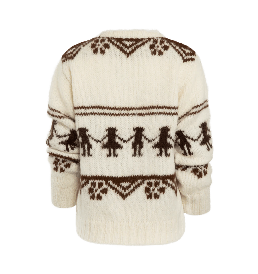 Bode o1h1sh10624 Sweater in Cream Size L / US 10 / IT 46 - 2 Thumbnail