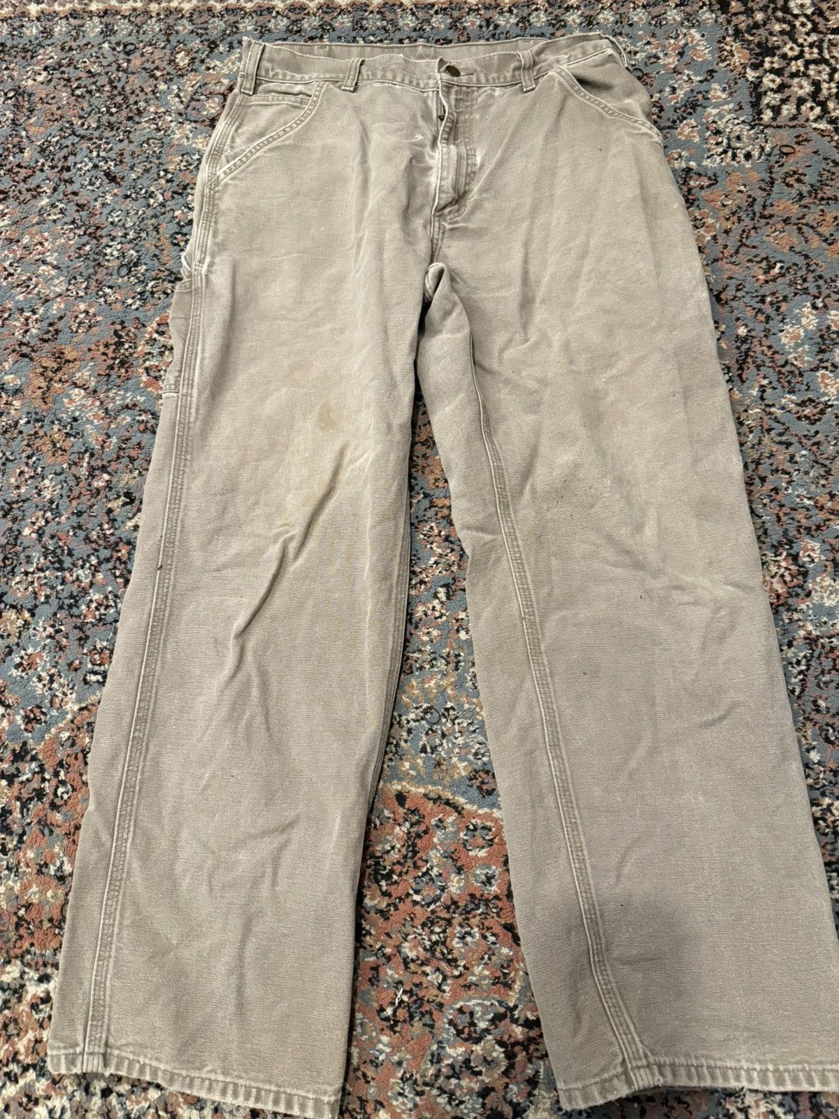 Carhartt × Carhartt Wip × Vintage Carhartt Baggy Pants Size US 34 / EU 50 - 4 Thumbnail
