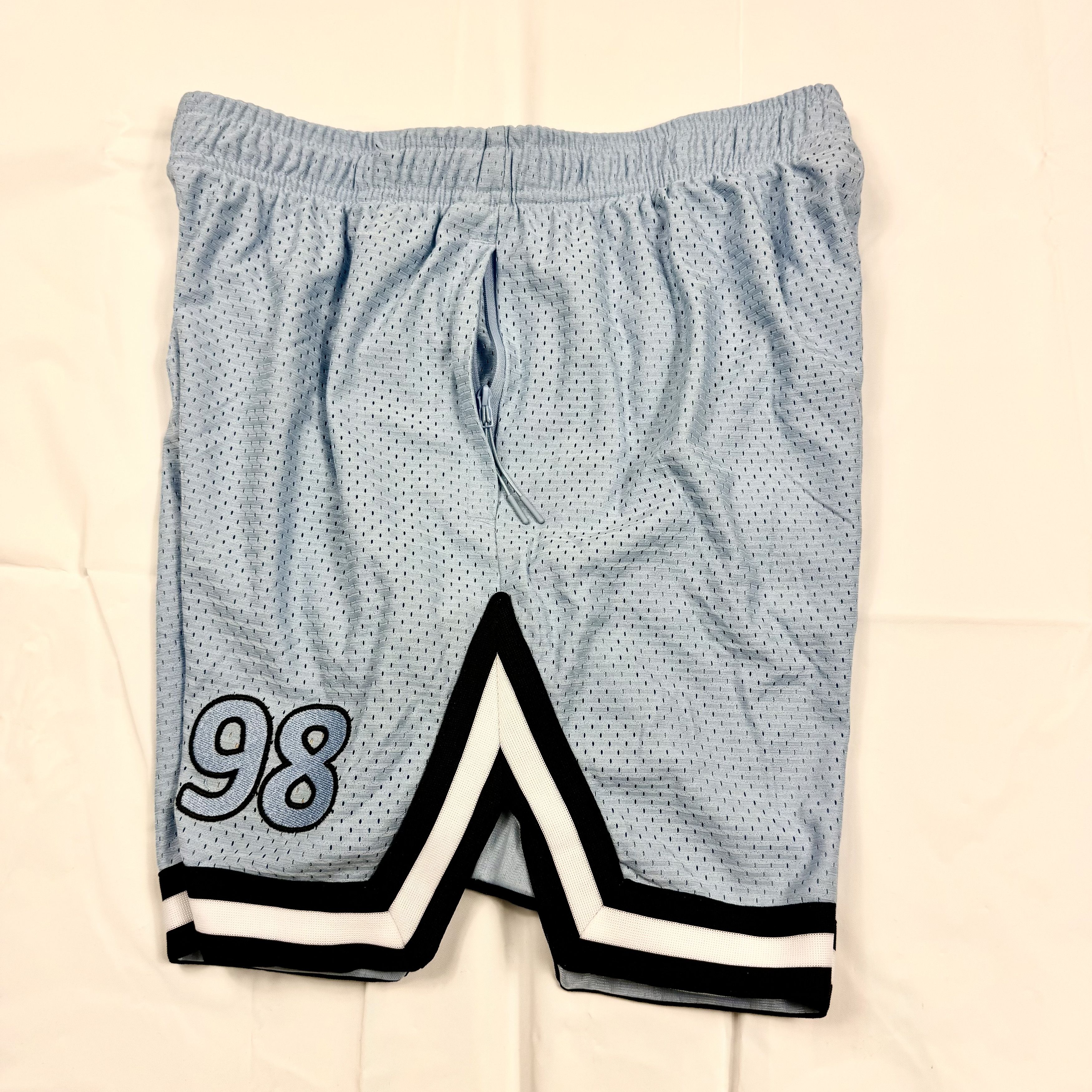 Snipes Snipes Mens Light Blue Mesh Basketball Shorts Size L Size US 36 / EU 52 - 2 Thumbnail