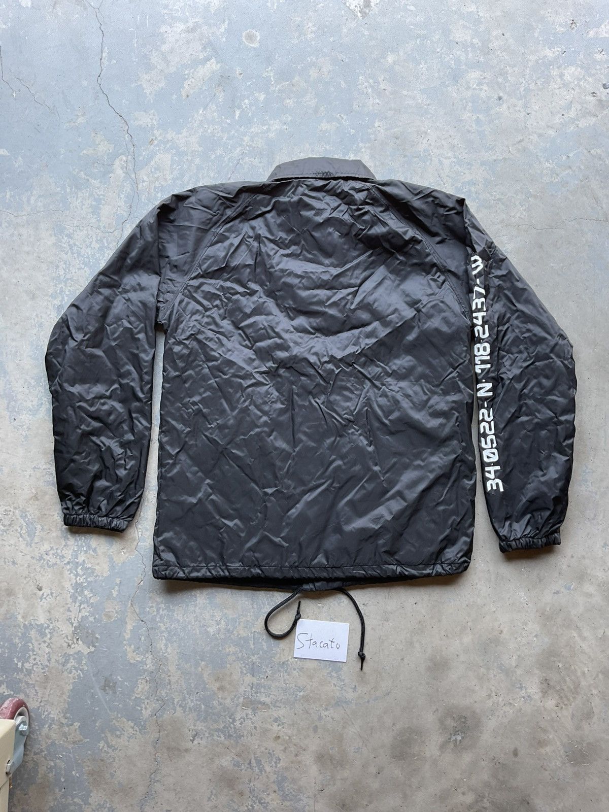 Vintage Plot Mvmnts Windbreaker Jacket Black Size US S / EU 44-46 / 1 - 4 Thumbnail
