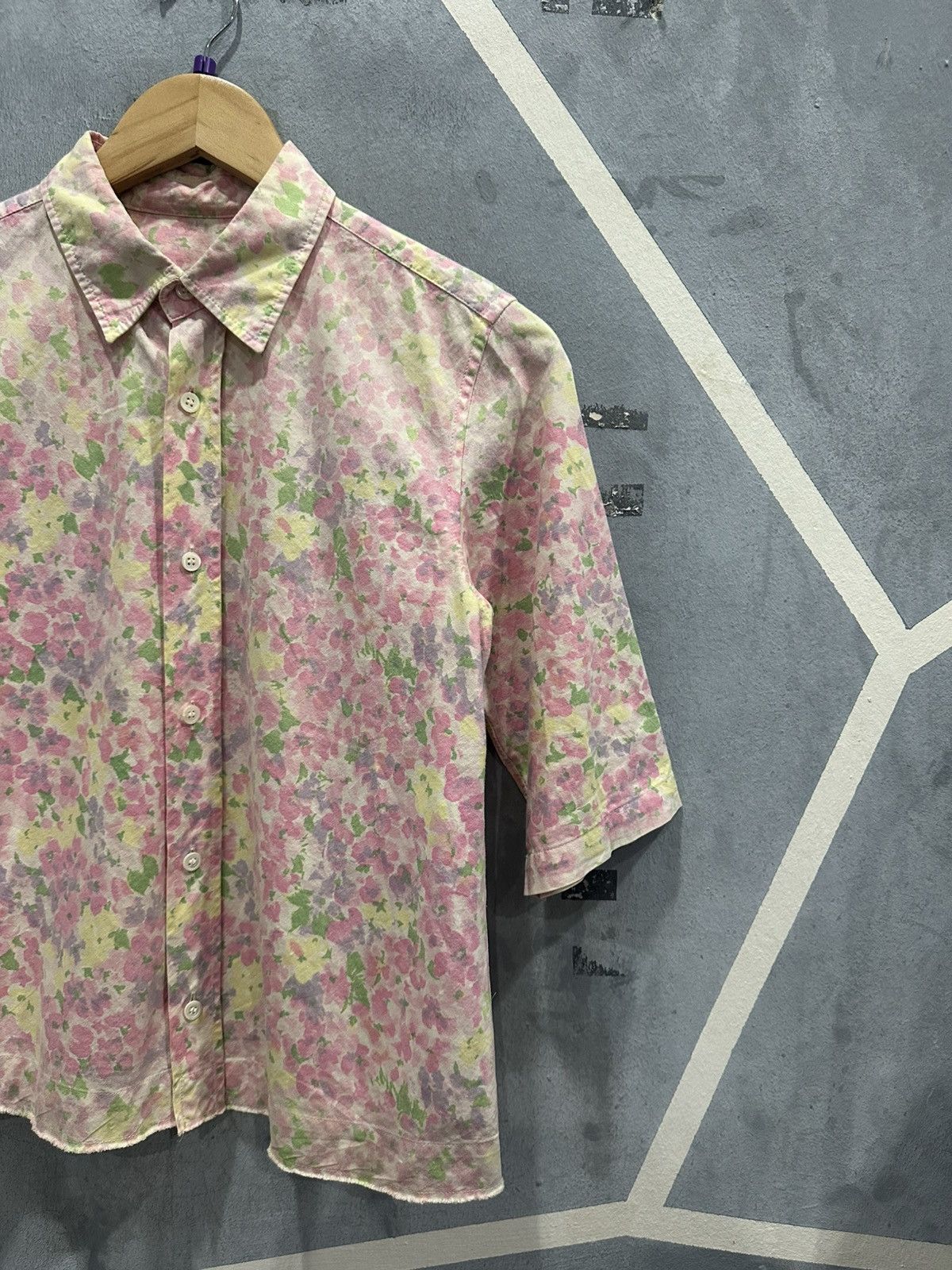 Tricot Comme des Garcons Tricot Comme des Garcons AD2000 Floral Shirt Size M / US 6-8 / IT 42-44 - 3 Thumbnail