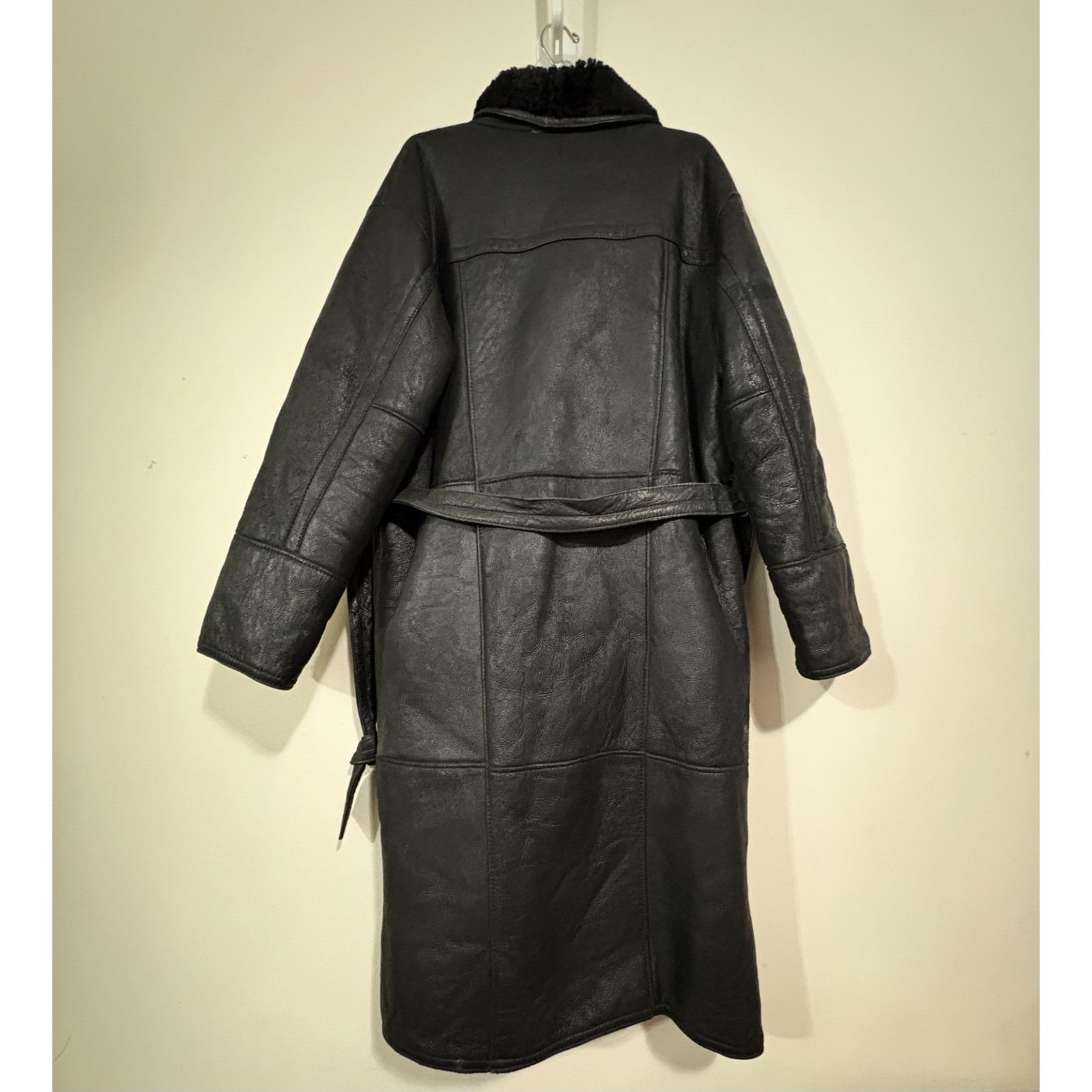 Other Walter Davoucci New York Shearling long coat trench sz XL co Size US XL / EU 56 / 4 - 2 Thumbnail