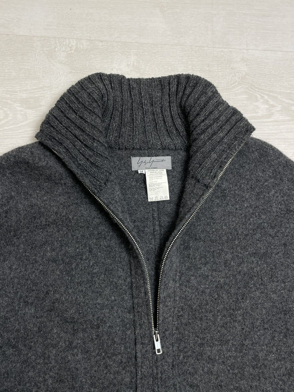 Japanese Brand × Vintage × Yohji Yamamoto Yohji Yamamoto Vintage 90’s Wool Jacket Japanese Rare Item Size US M / EU 48-50 / 2 - 2 Thumbnail