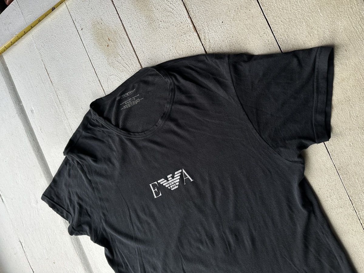 Emporio Armani 🚨Y2K Big Logo EMPORIO ARMANI T-shirt Avant Garde Size US L / EU 52-54 / 3 - 2 Thumbnail