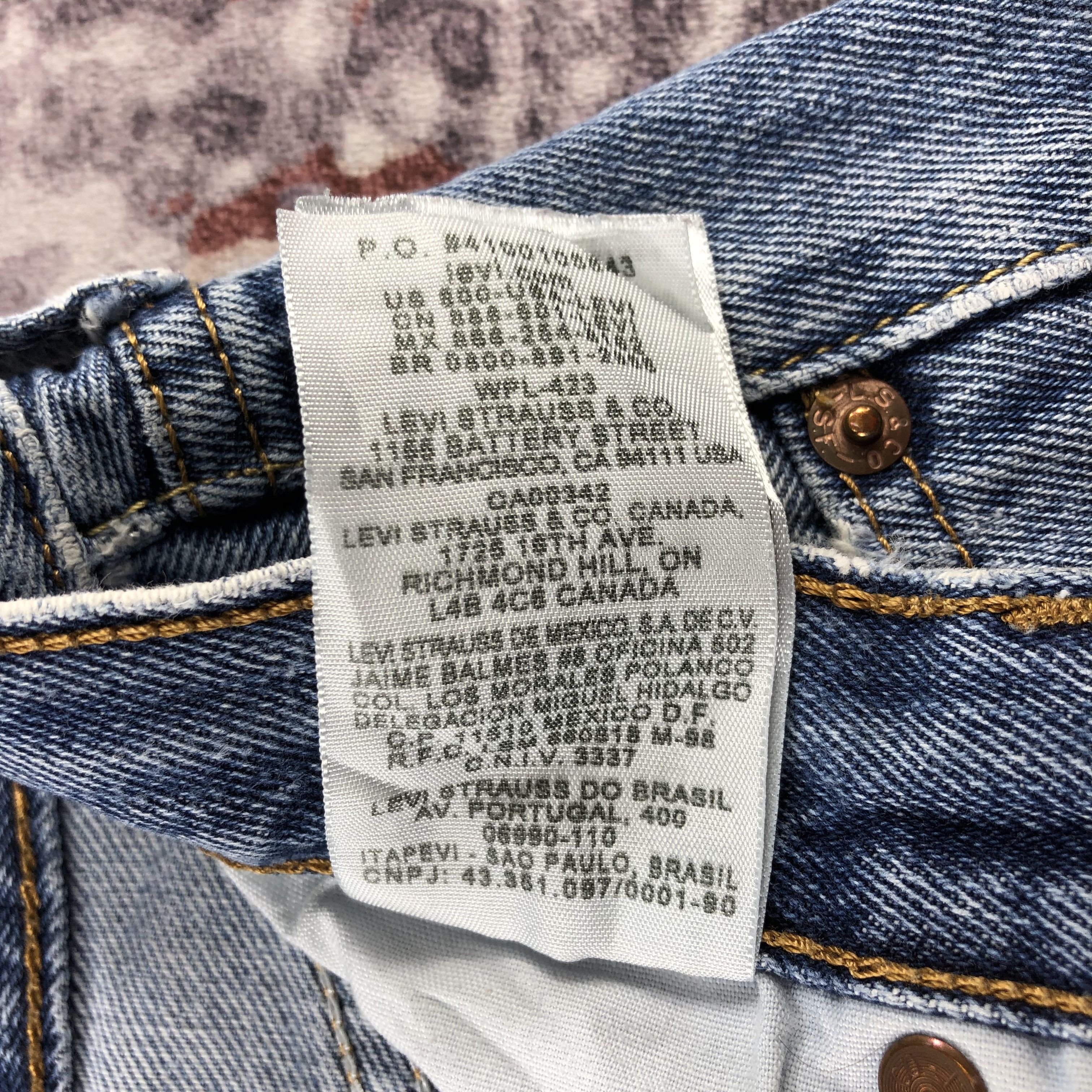 Levi's Vintage Blue Wash Levis 501 Jeans-JM3043 Size US 30 / EU 46 - 14 Thumbnail