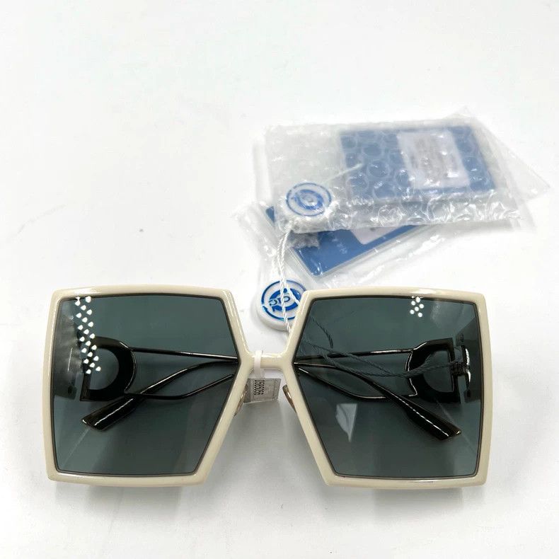 Dior Dior CD white sunglasses square Size ONE SIZE - 2 Thumbnail
