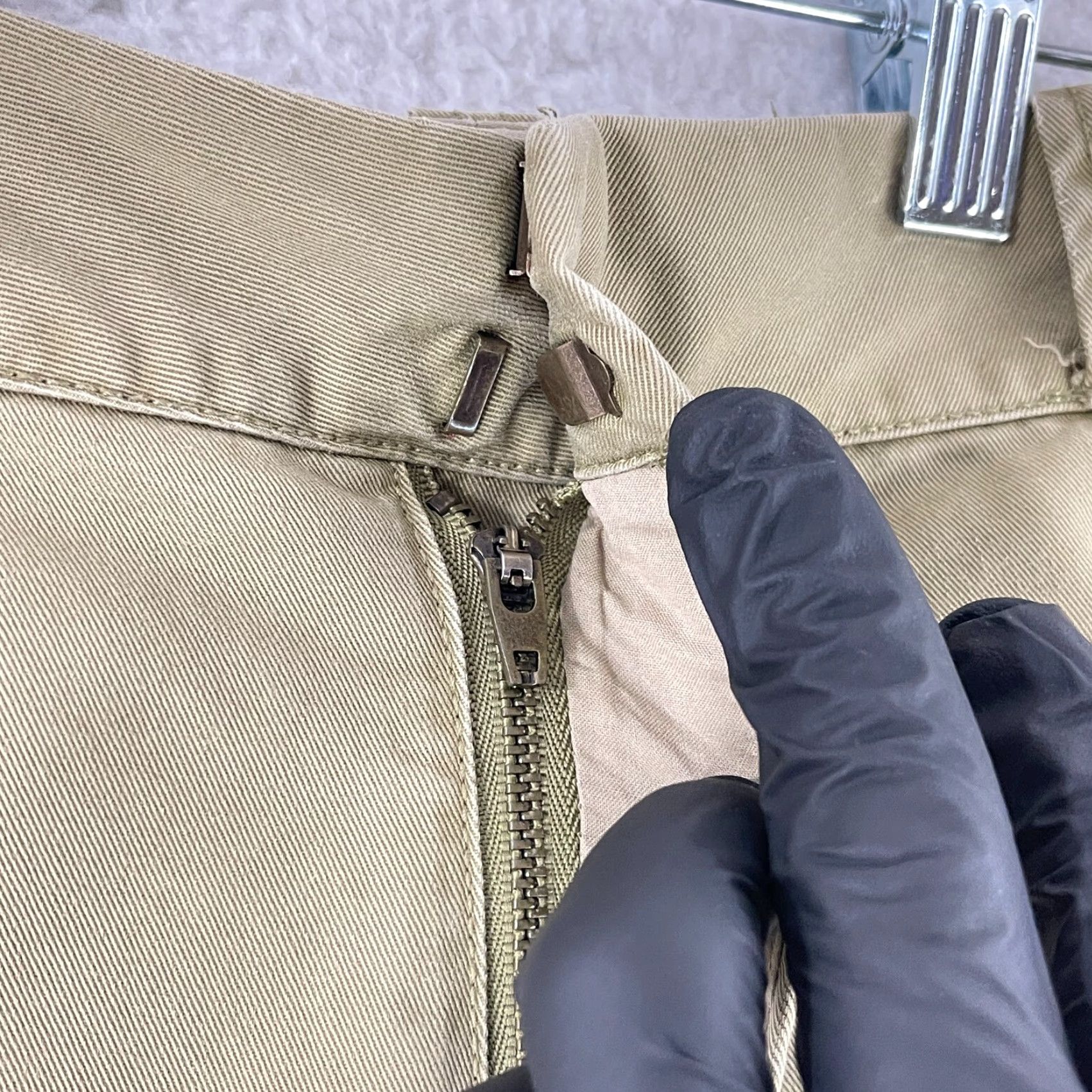 Urban Outfitters BDG Urban Outfitters Brown Khaki Chino Wide Leg High-Rise Pants Womens Size 4 Size 27" / US 4 / IT 40 - 7 Thumbnail