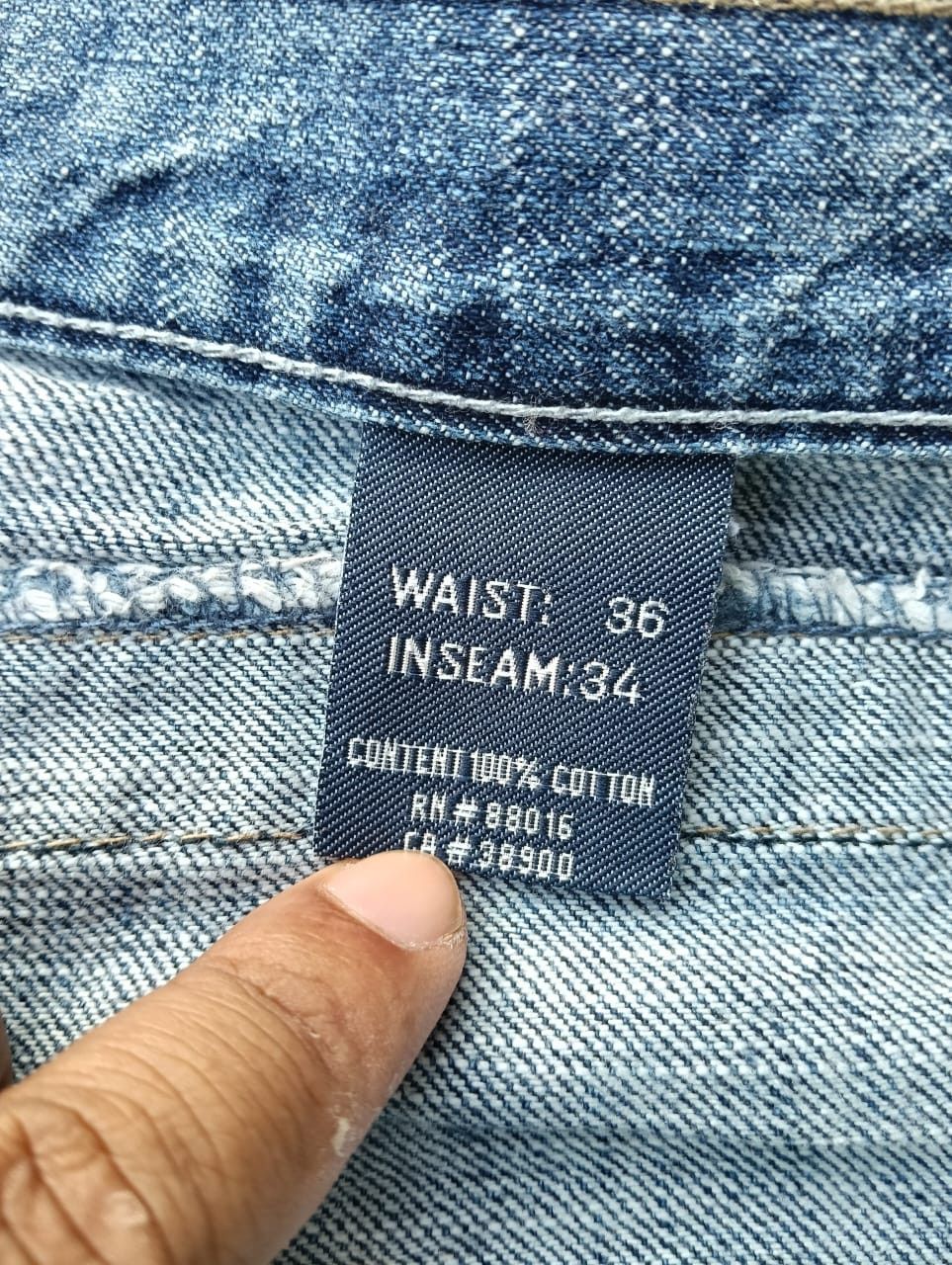 Pelle Pelle Pelle Pelle Marc Buchanan Baggy Denim Jeans Light Wash. Size US 38 / EU 54 - 4 Thumbnail