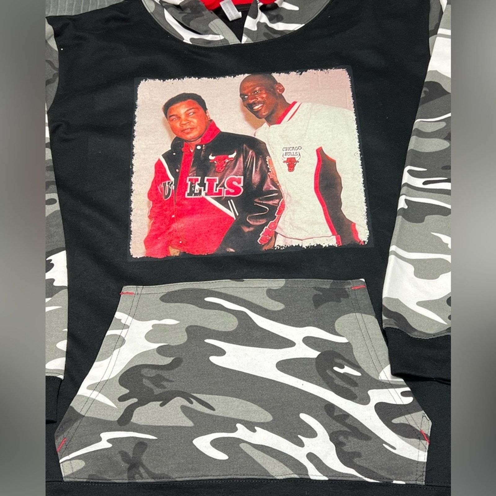 NBA RARE MJ x ALI Jordan GOATS in Chicago Bulls Gear Camo XL NEW Size US XL / EU 56 / 4 - 3 Thumbnail