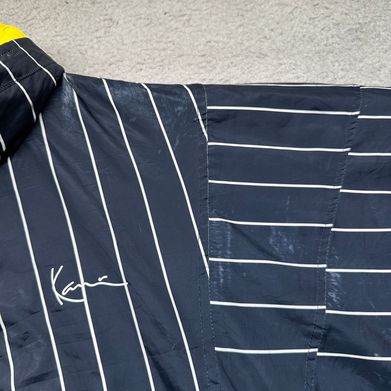 Karl Kani Karl Kani Reversible Pinstripe Windbreaker Jacket Men Medium Size US M / EU 48-50 / 2 - 10 Thumbnail
