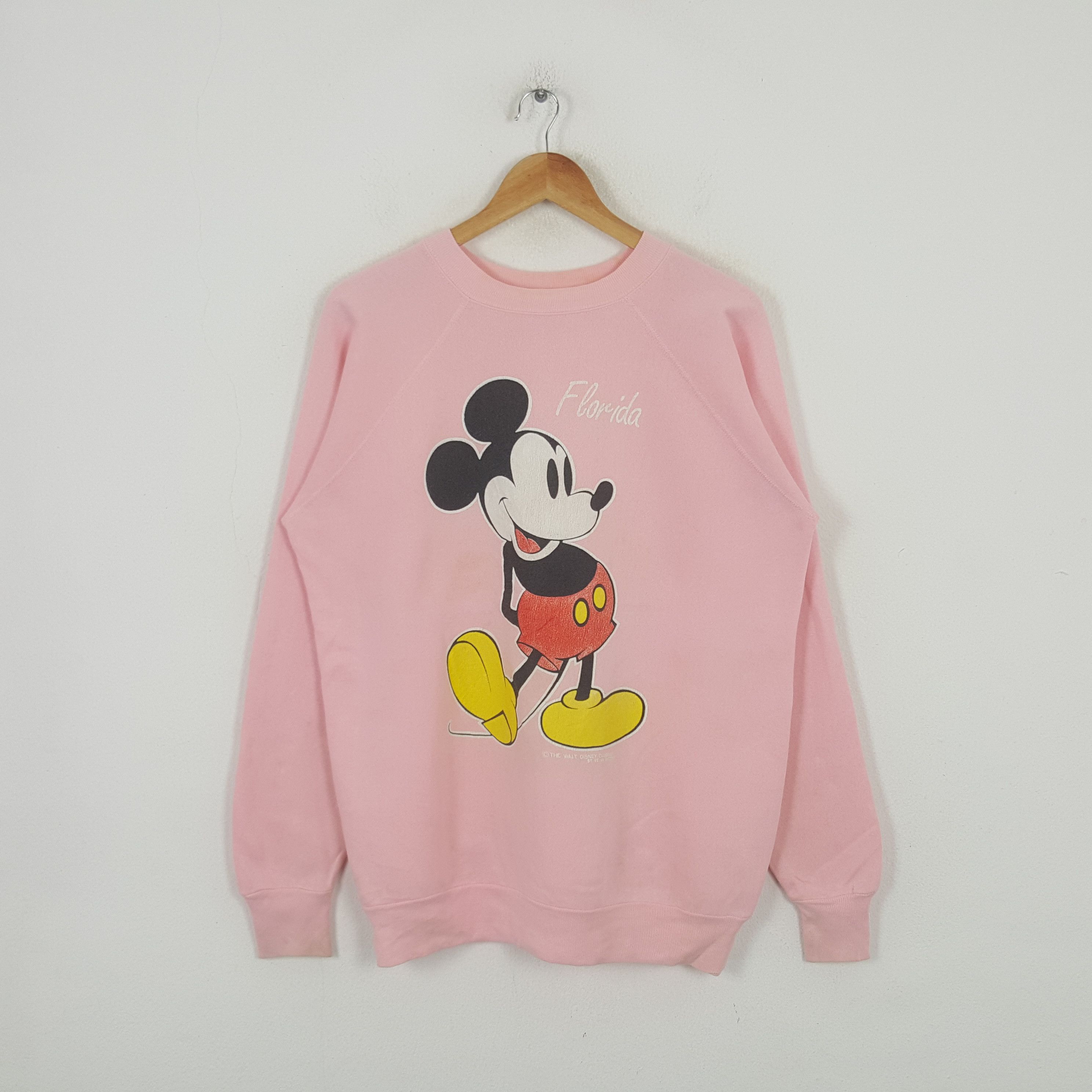 Disney Vintage Mickey Mouse Florida American Cartoon Sweatshirt RR5 Size M / US 6-8 / IT 42-44 - 1 Thumbnail