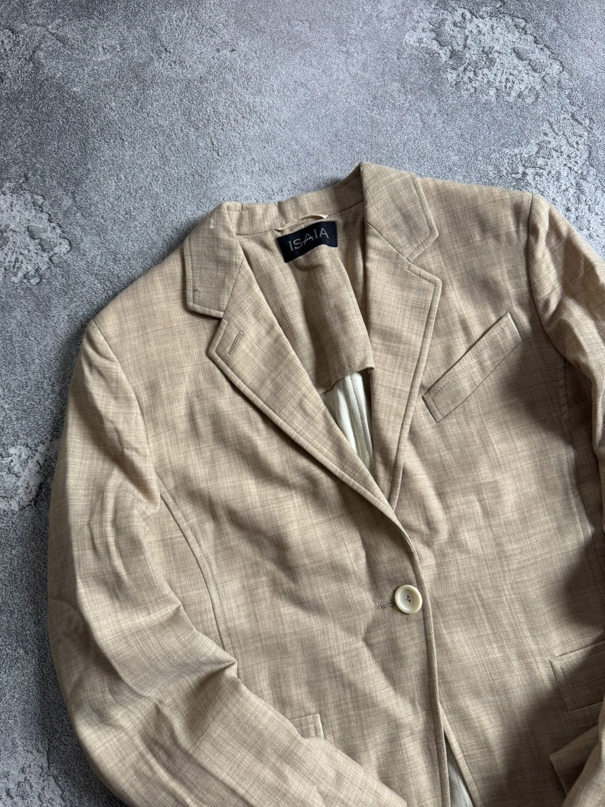 Isaia ISAIA 44size FONTELINE button up blazer jacket vintage line Size M / US 6-8 / IT 42-44 - 2 Thumbnail