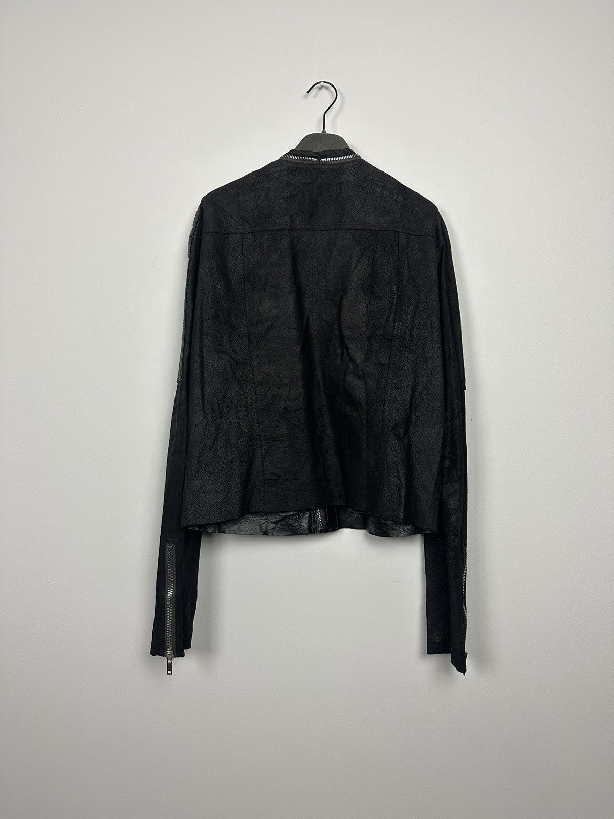 Rick Owens SS21 ‘PHLEGETHON’ Performa Shoulder Cropped Klaus Jacket Size US M / EU 48-50 / 2 - 6 Thumbnail