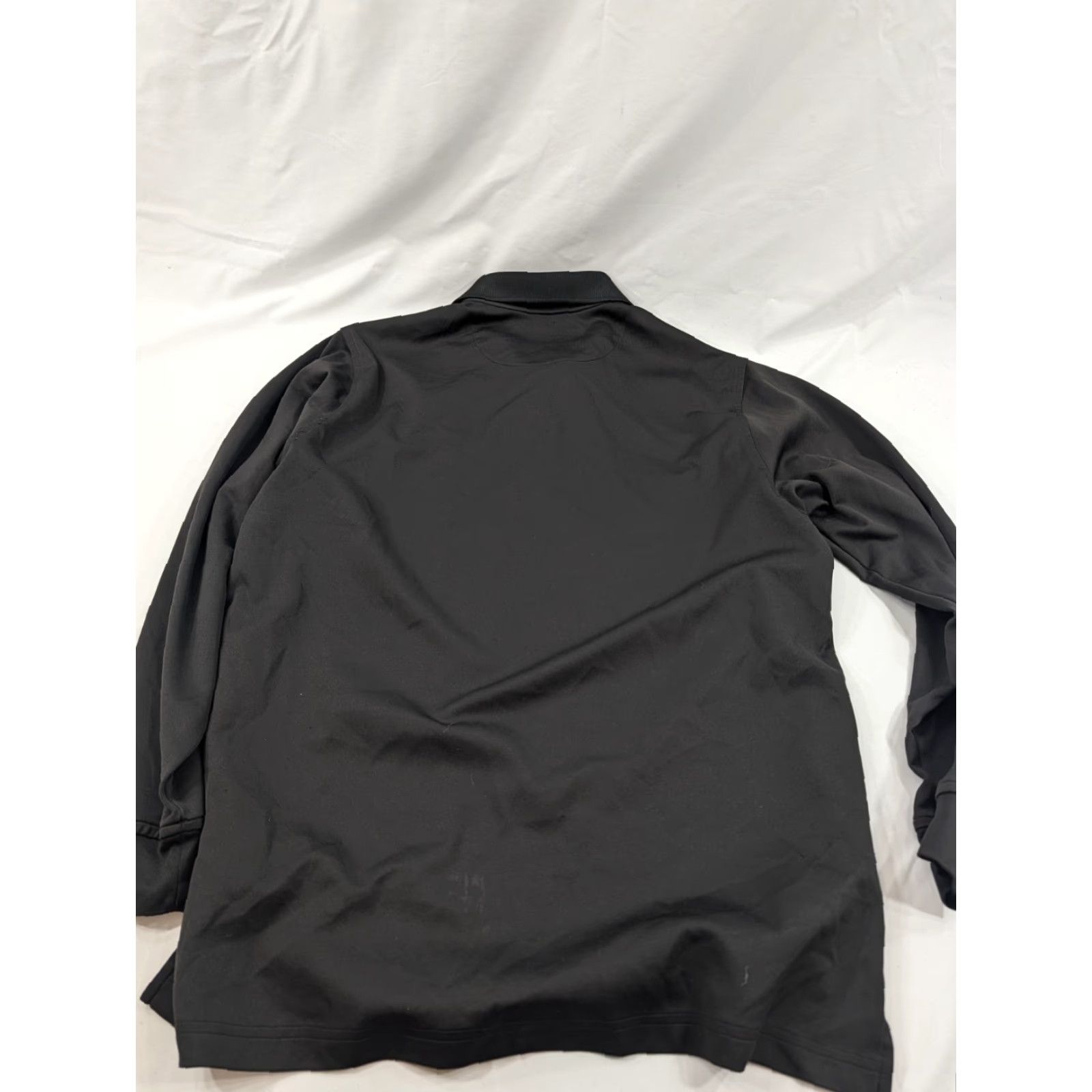 Vintage Donald Ross Polo Shirt Mens Medium Gator Creek Long Sleeve Pullover Black Polyester Blended Fabric Embroidered Logo Button Size US M / EU 48-50 / 2 - 8 Thumbnail