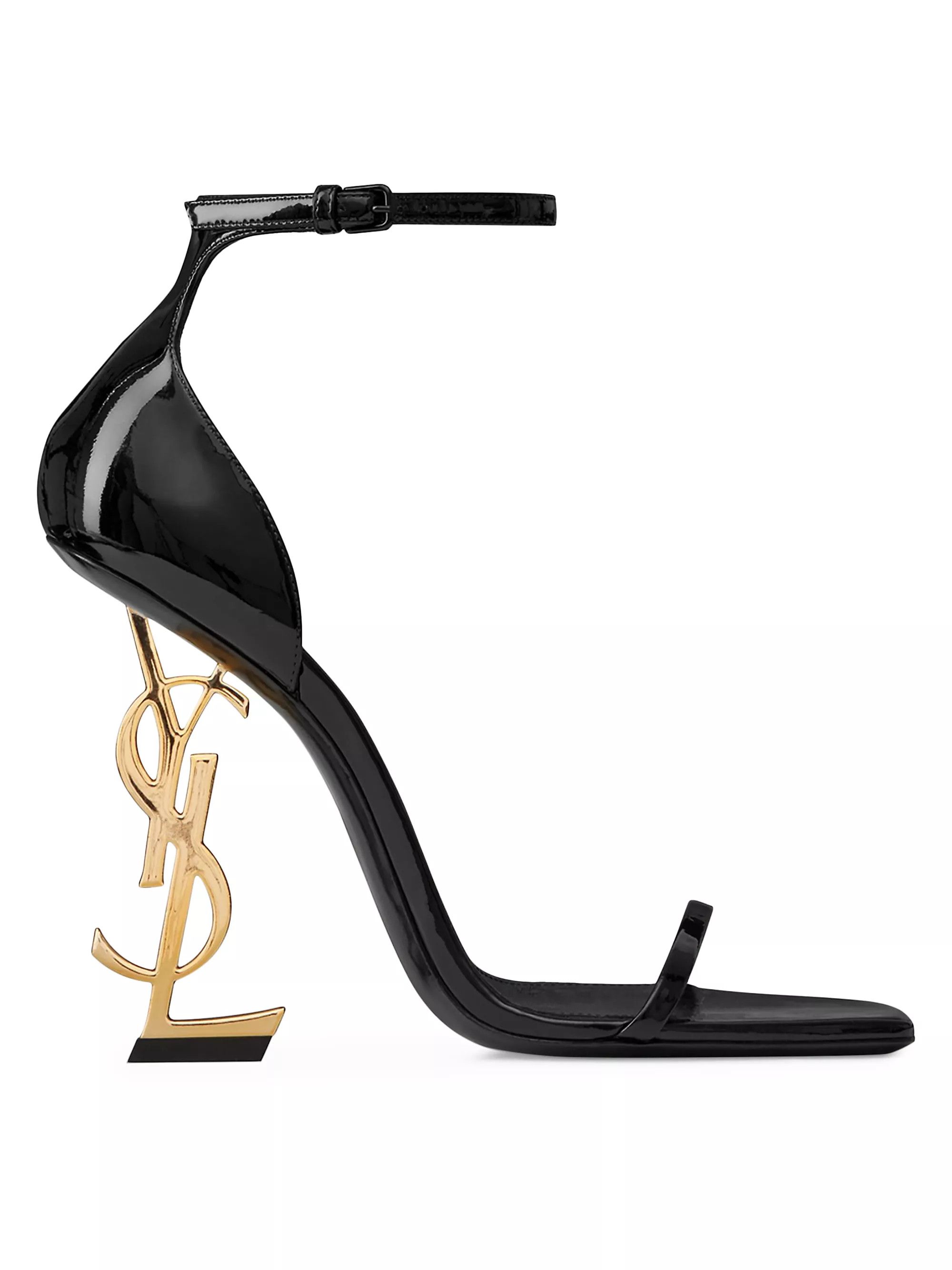 YSL Saint Laurent Opyum Sandals in patent leather