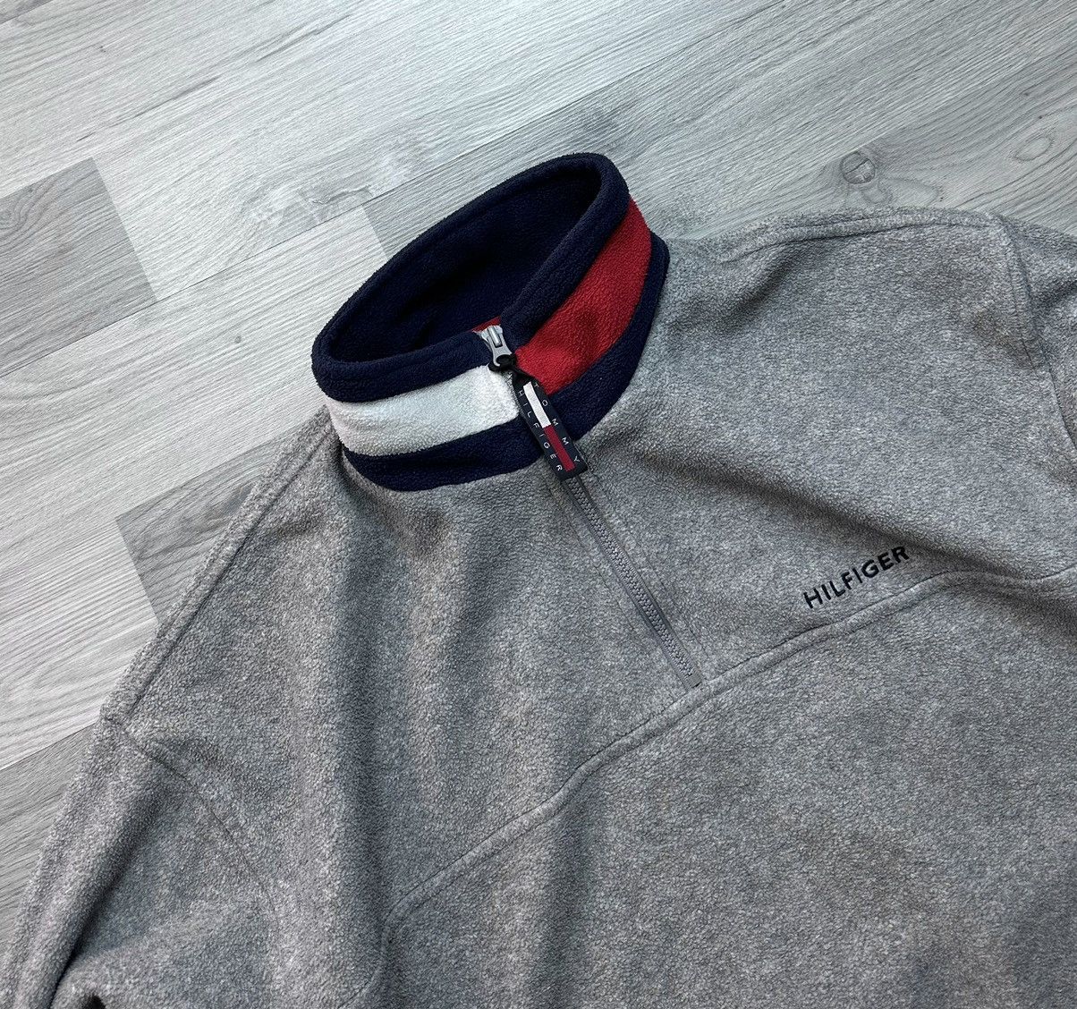 Tommy Hilfiger Vintage zip fleece jacket Sherpa Tommy Hilfiger Size US L / EU 52-54 / 3 - 6 Thumbnail