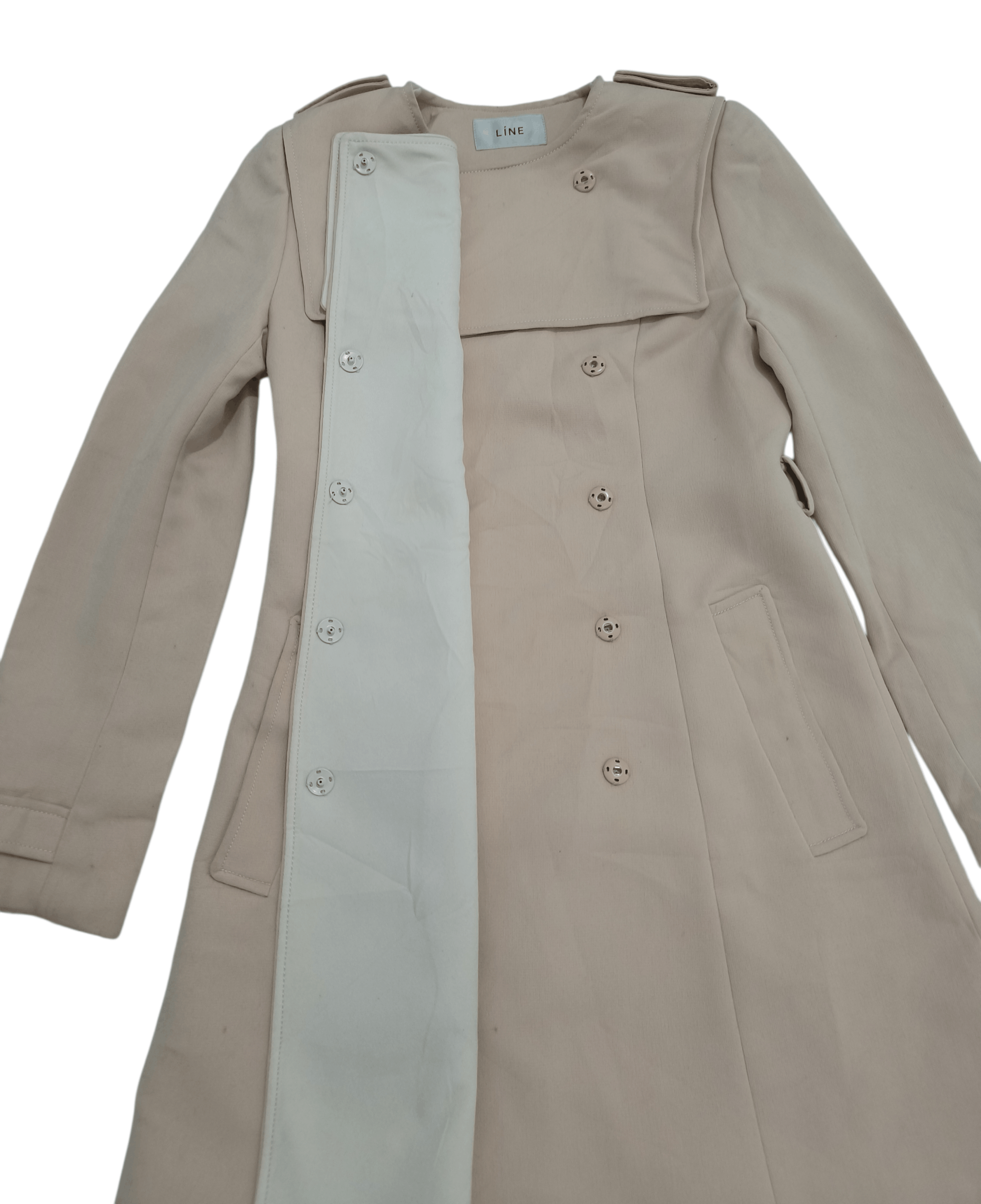 Other LINE Women's Korean Trench Coat / Spy Coat Size S / US 4 / IT 40 - 6 Thumbnail
