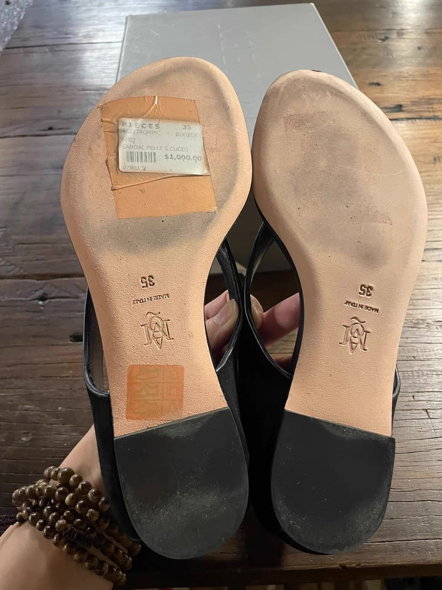 Alexander McQueen lexander McQueen 17SS Heel‑Slip‑On Design Ｑ25 Size US 7 / IT 37 - 2 Thumbnail