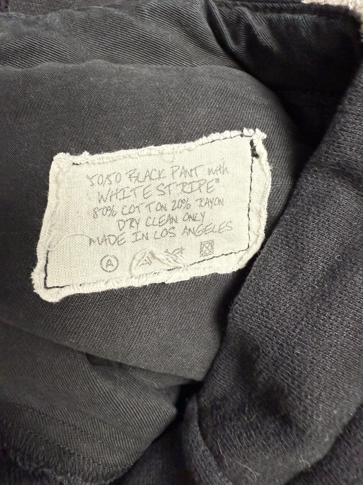Greg Lauren 50/50 Pant with White Stripe Size US 34 / EU 50 - 4 Thumbnail