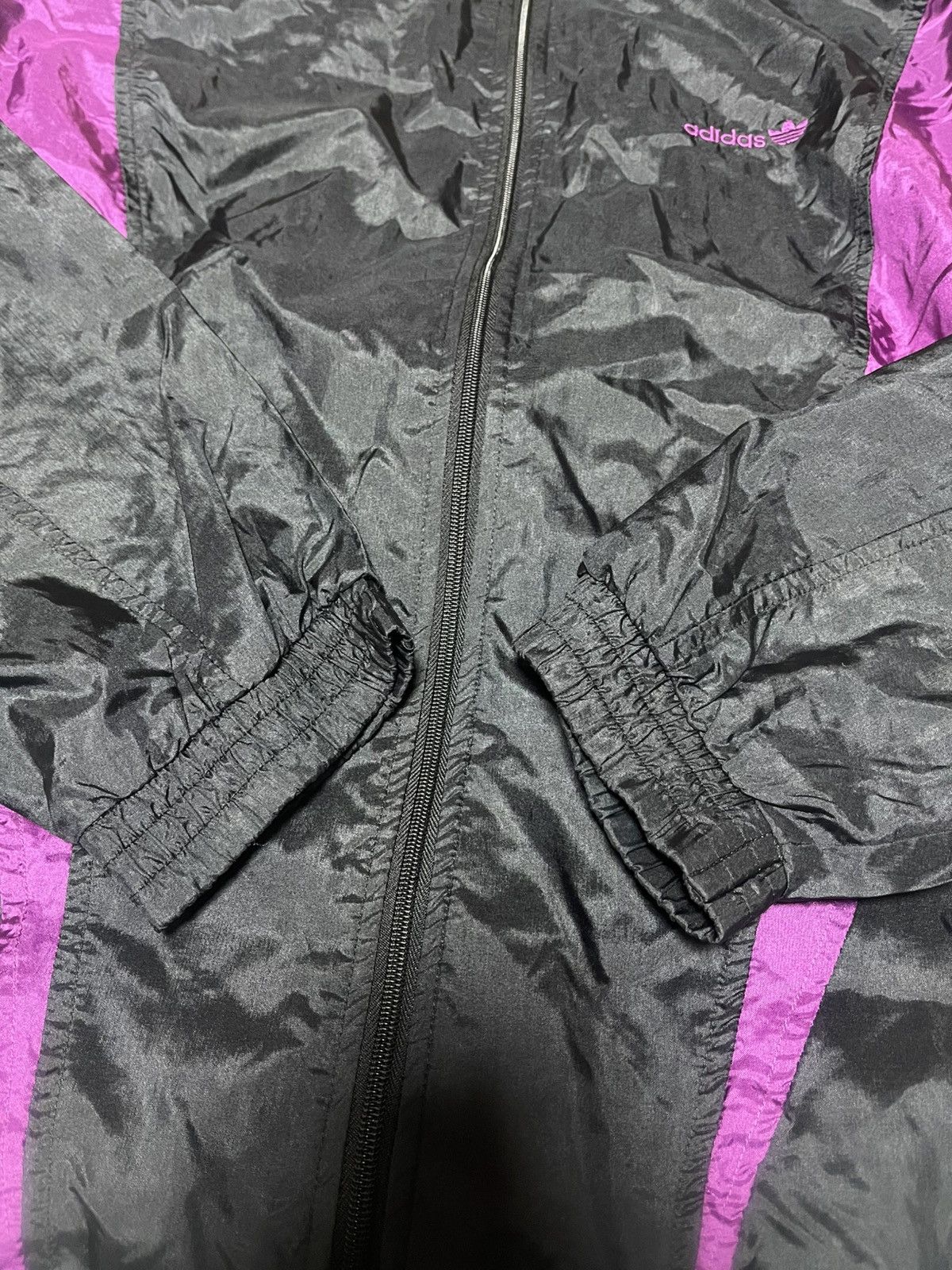 Adidas Adidas Retro Jacket Vintage Windbreaker Track Nylon 90s Size US XXL / EU 58 / 5 - 7 Thumbnail