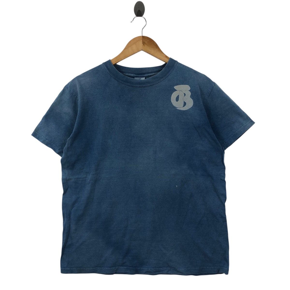 Japanese Brand Vintage NTRL Japanese Ancient Indigo Dye T Shirt Size M Size US M / EU 48-50 / 2 - 1 Thumbnail