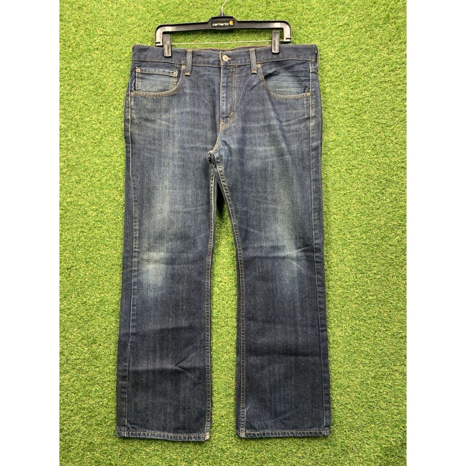 Levi's Levi's 527 Jeans Men 36x30 Blue Straight Leg Denim Mid Rise Casual Pants Size US 36 / EU 52 - 2 Thumbnail
