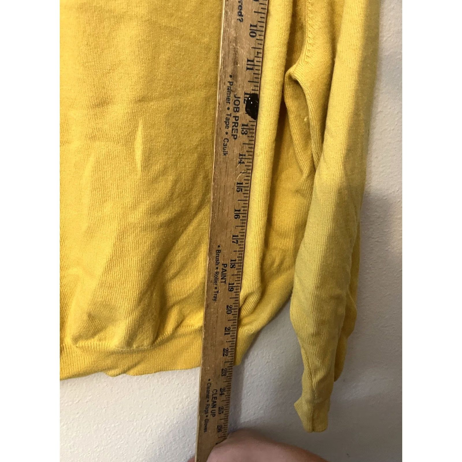 Brooks Brothers Brooks Brothers "346" Sweater Mens Medium Yellow Merino Wool Blend V-Neck Size US M / EU 48-50 / 2 - 4 Thumbnail