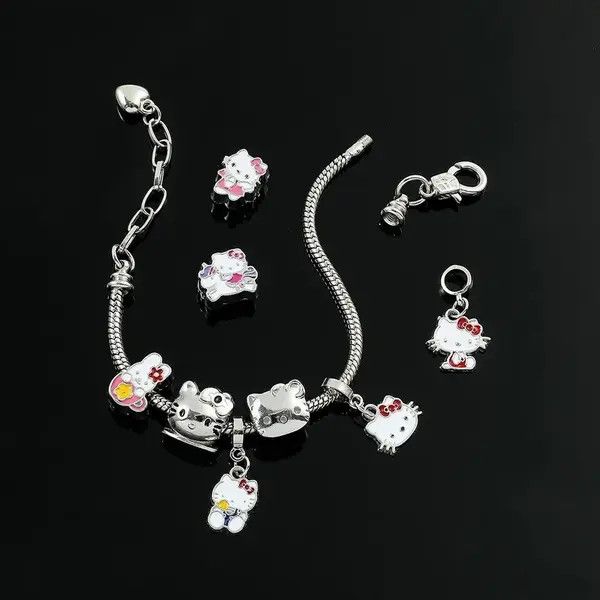 Jewelry × Vintage Kitty Charms Bracelet Size ONE SIZE - 3 Thumbnail