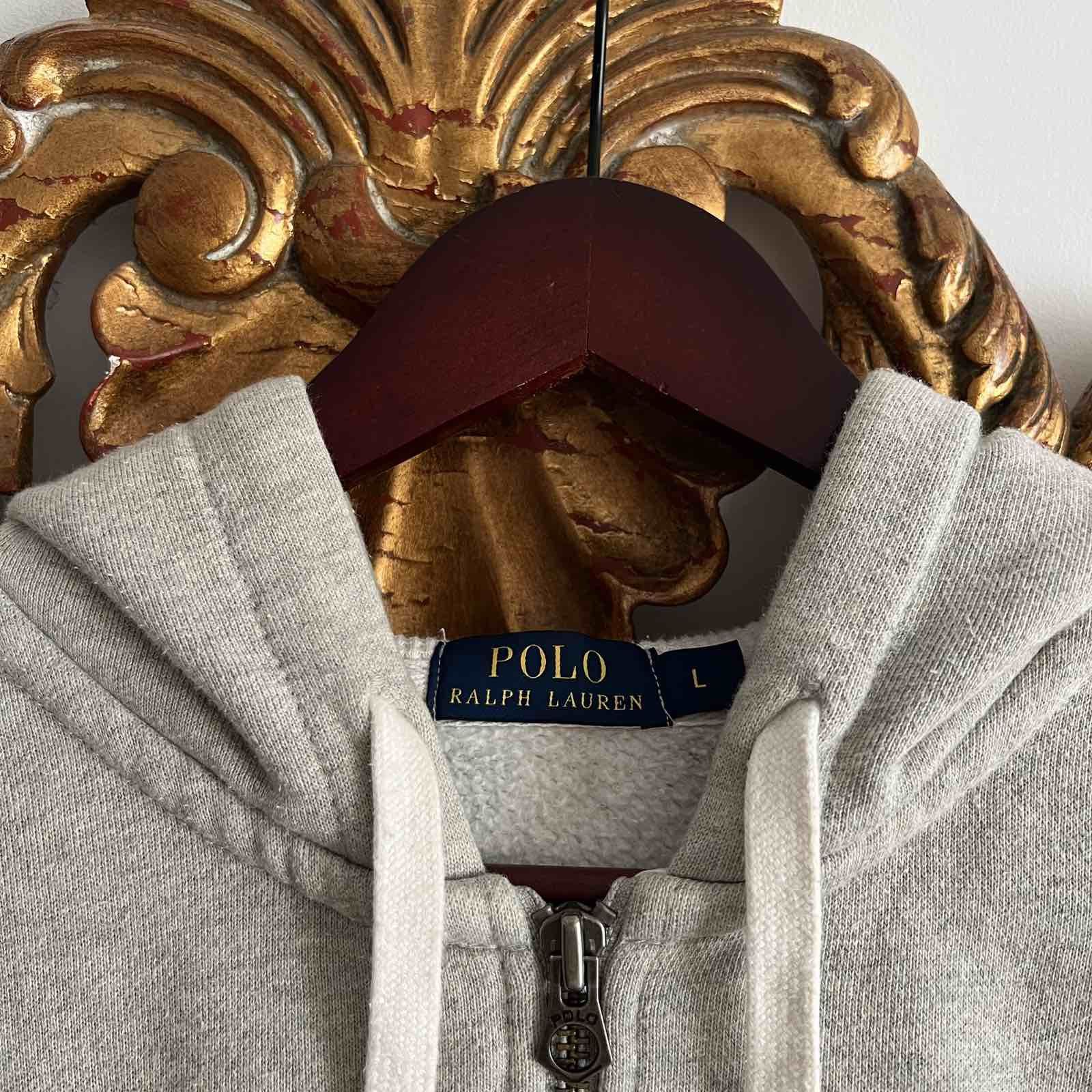 Polo Ralph Lauren × Vintage Polo Ralph Lauren Zip Hoodie Sz L Size US L / EU 52-54 / 3 - 5 Thumbnail