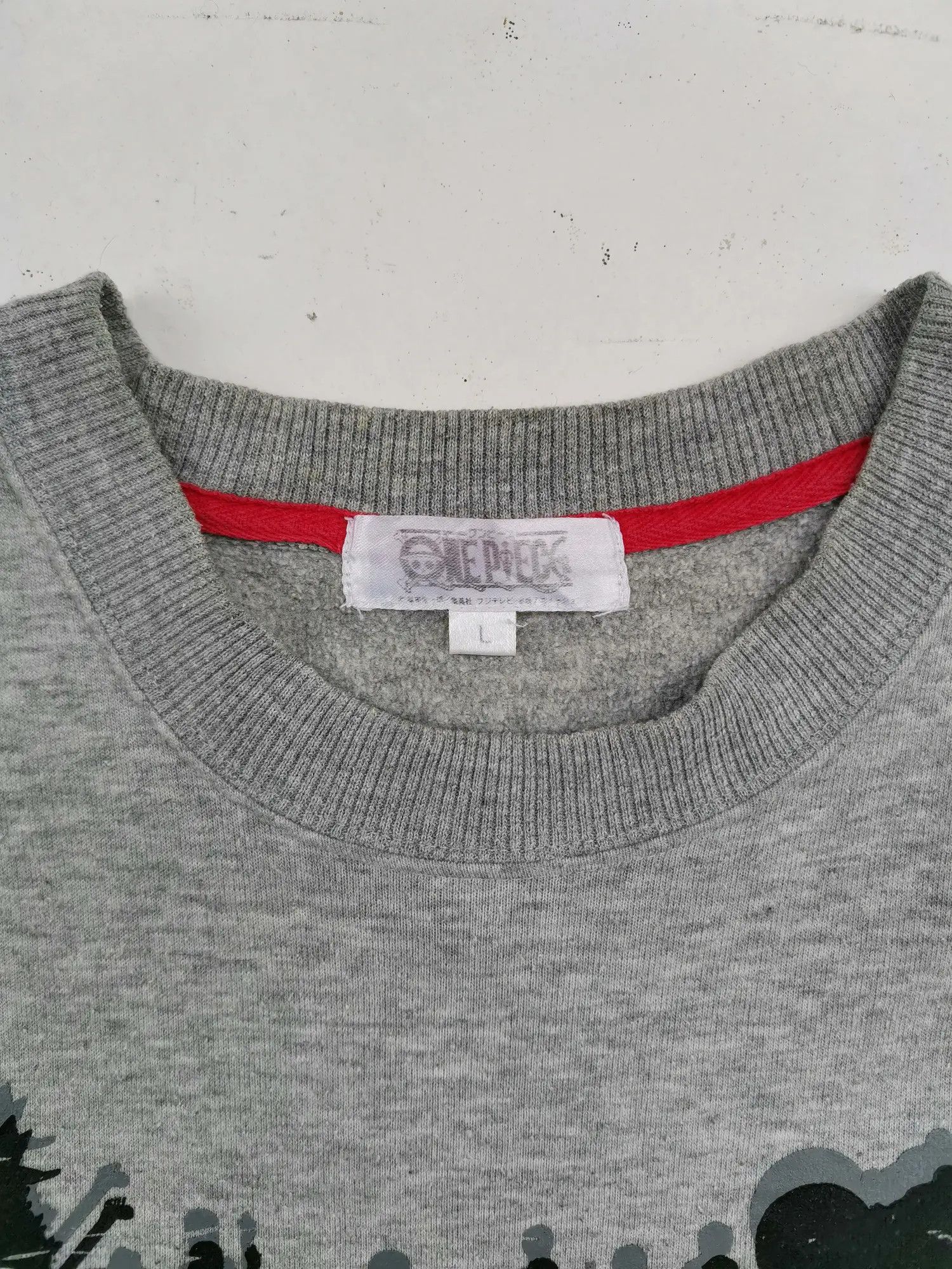 Anime × One Piece Rare!!! One Piece Big Logo Sweatshirt Size US L / EU 52-54 / 3 - 3 Thumbnail