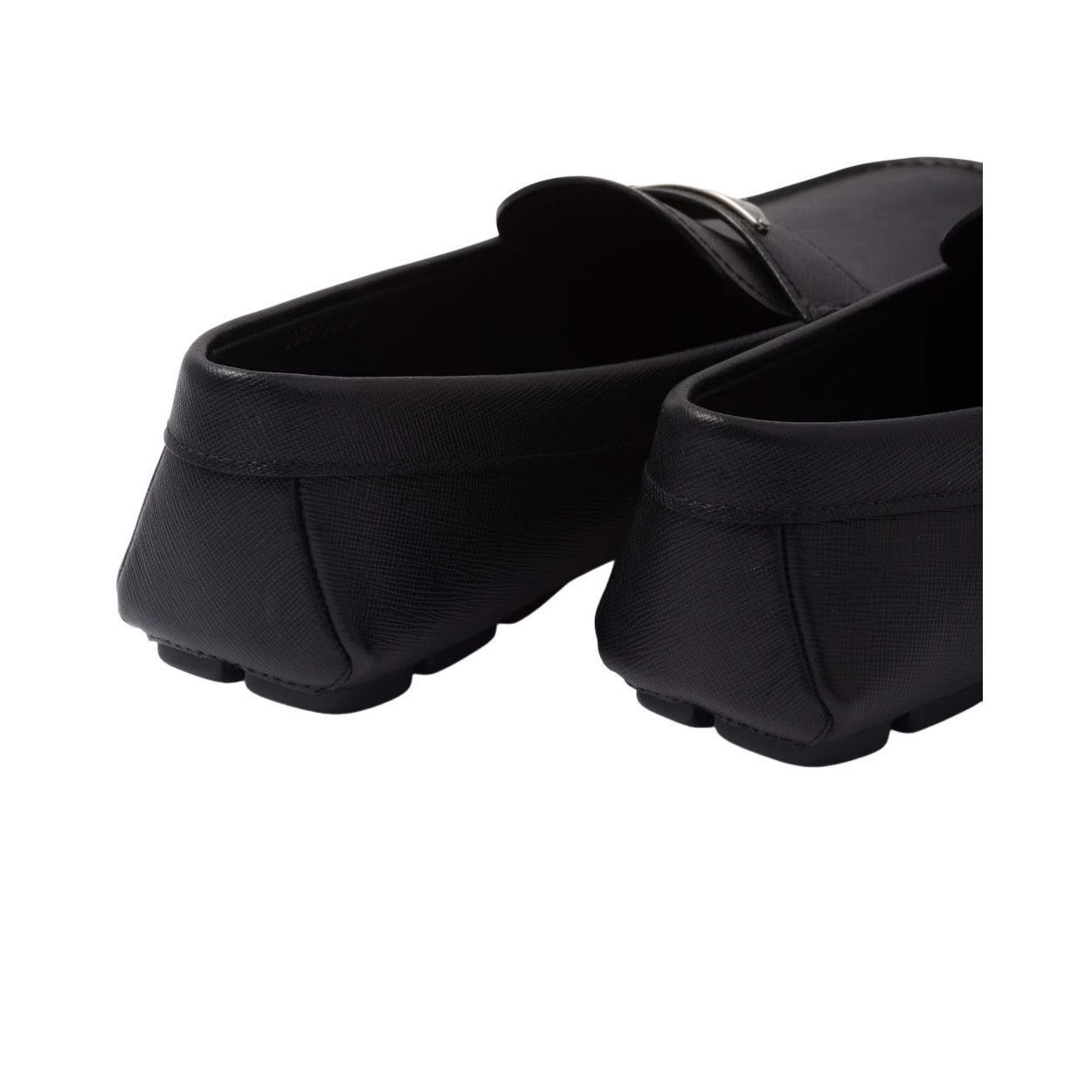 Prada PRADA $995 Black Saffiano Leather Driver Shoes New & Authent Size US 10 / EU 43 - 5 Thumbnail