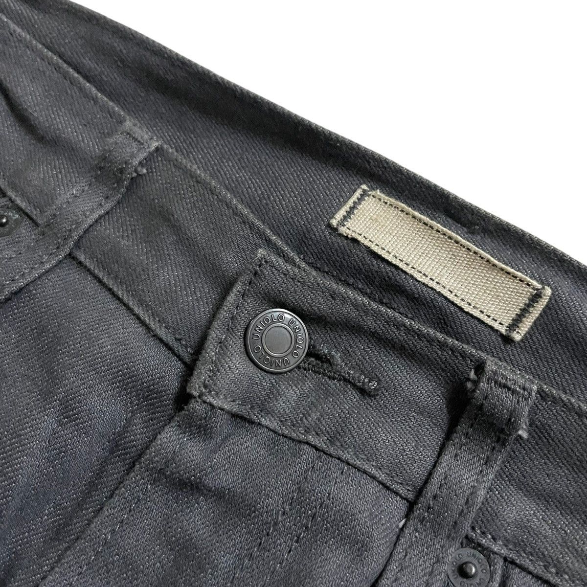 Japanese Brand ORIGINAL SELVEDGE UNIQLO SLIM STRAIGHT (32×40) Size US 30 / EU 46 - 5 Thumbnail