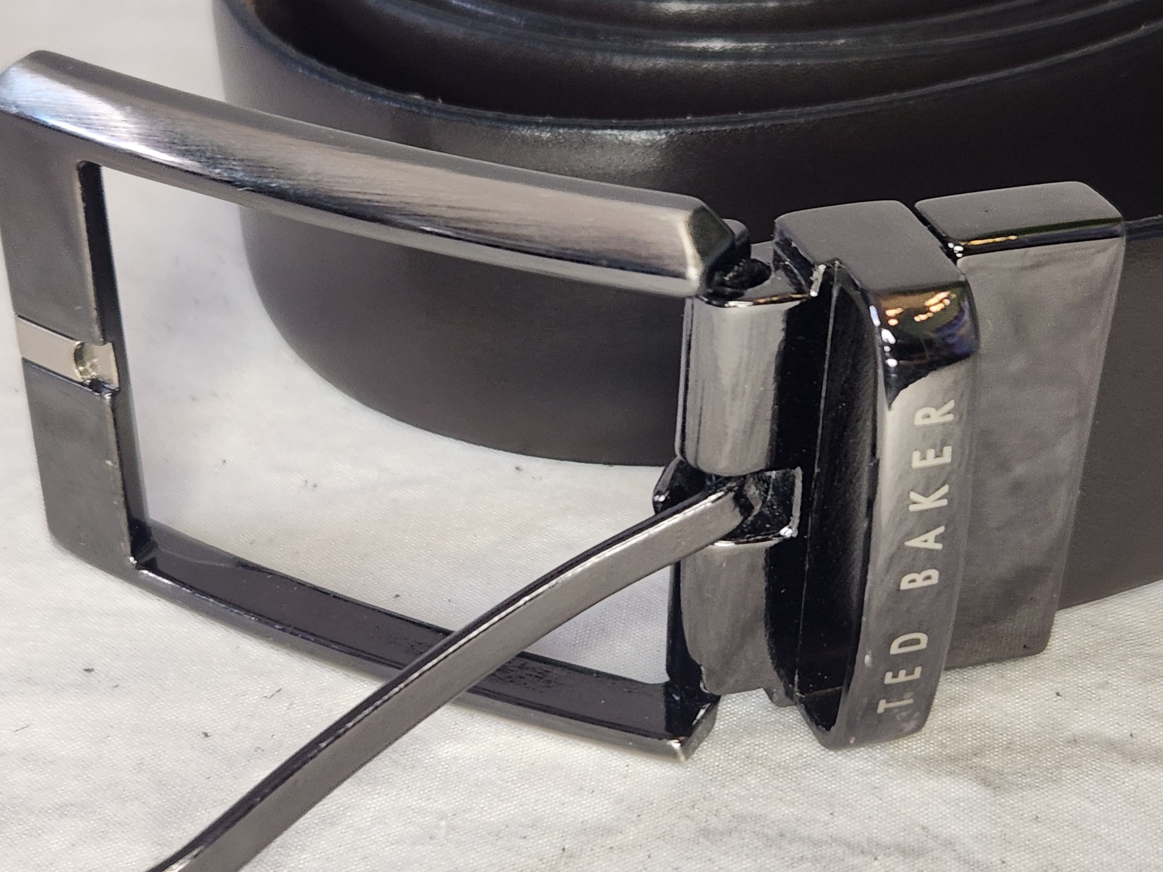 Ted Baker italian belt buckle Size 40 - 4 Thumbnail