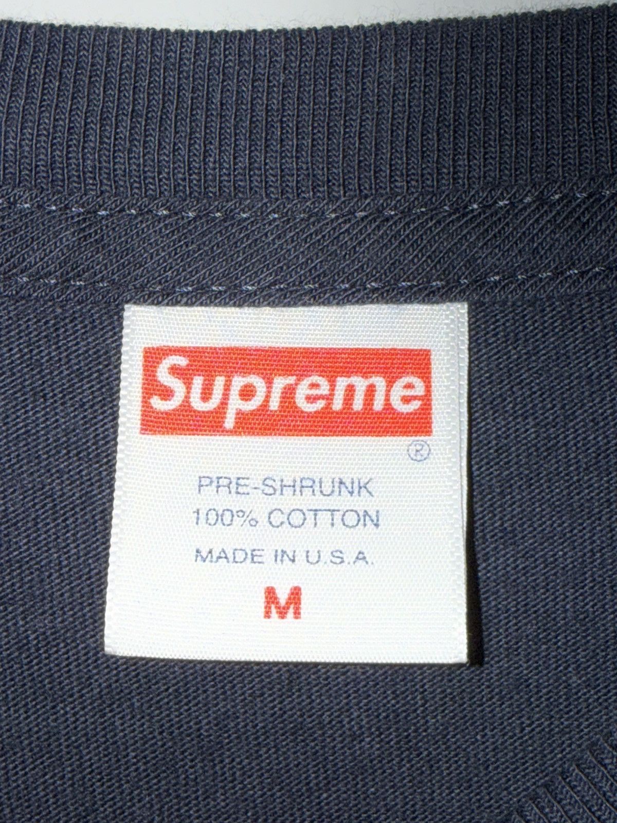 Supreme Supreme Shop Tee Navy SS20 Size US M / EU 48-50 / 2 - 3 Thumbnail