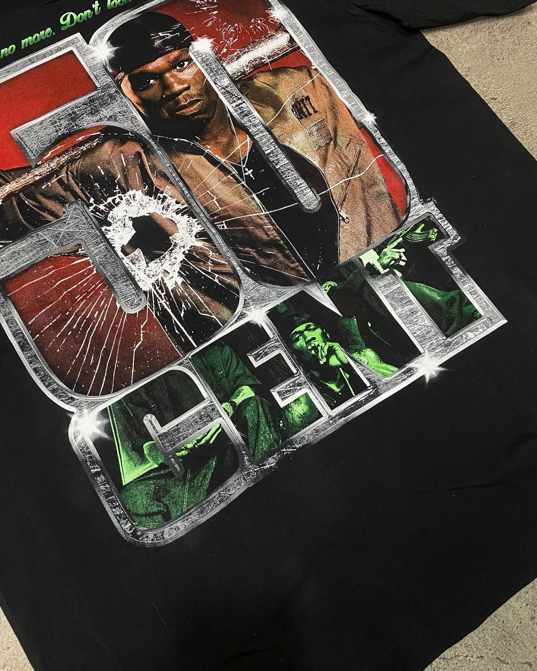 Rap Tees × Vintage 50 Cent Raptees Bootlegtee Size US XL / EU 56 / 4 - 2 Thumbnail