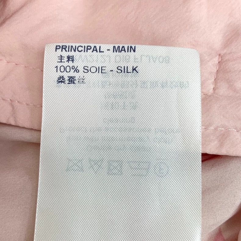Louis Vuitton Louis Vuitton Pink logo printed silk zip-up long sleeve ja Size S / US 4 / IT 40 - 7 Thumbnail