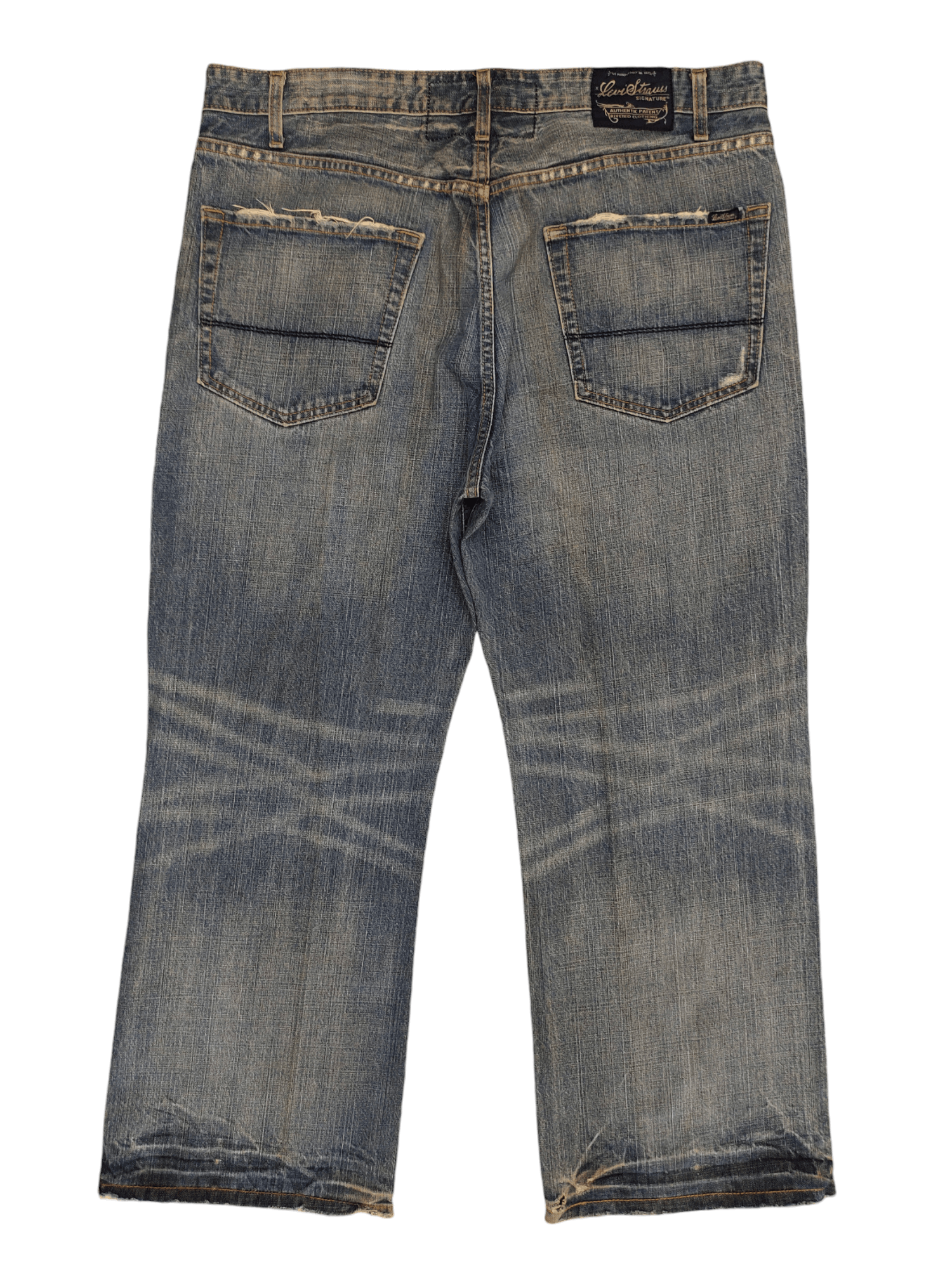 Vintage Y2k Levis Signature Clawmark Low Loose Bootcut Jeans