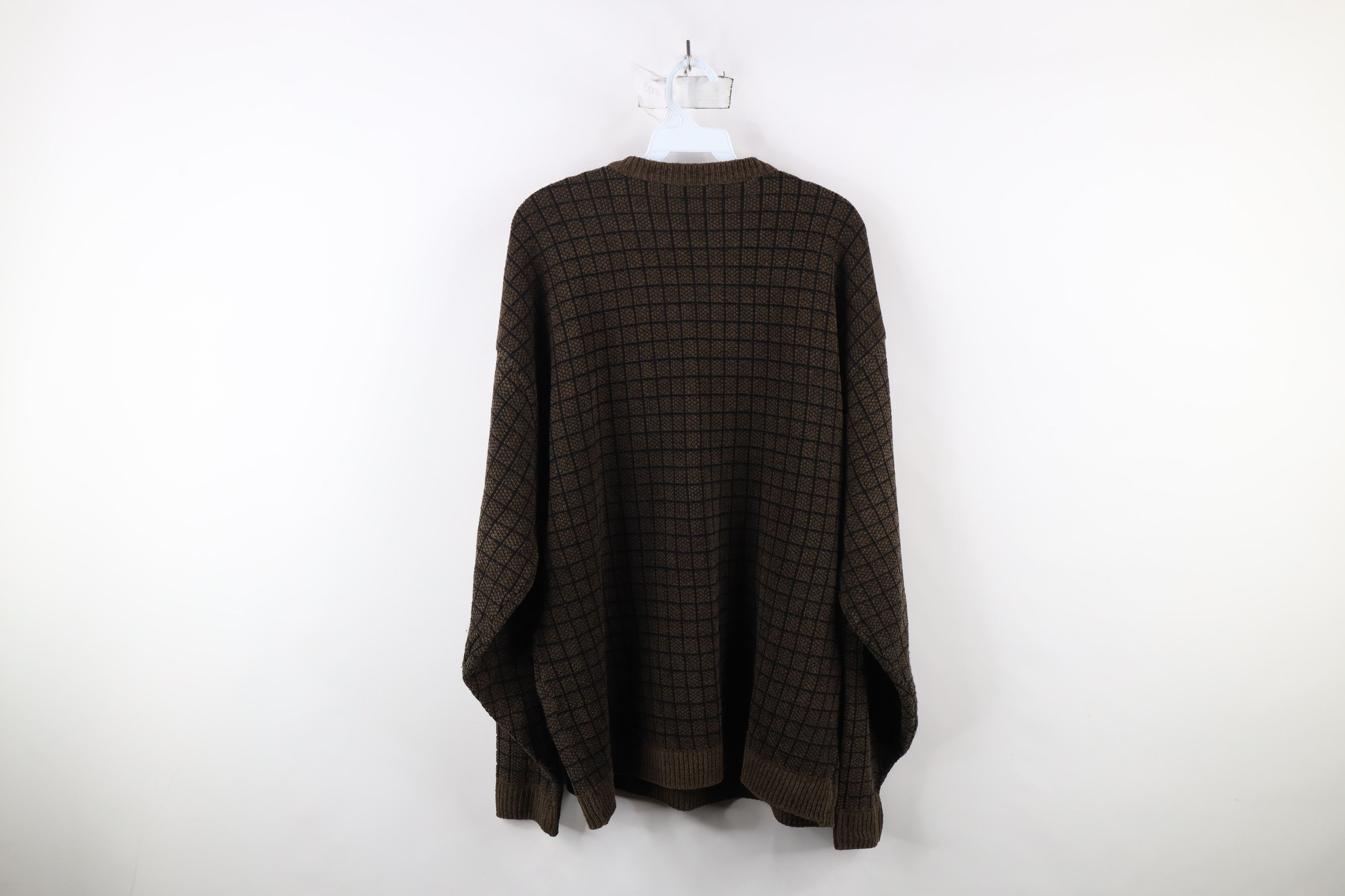 Vintage Vintage 90s Streetwear Fleece Knit Crewneck Sweater Earth Size US L / EU 52-54 / 3 - 9 Thumbnail