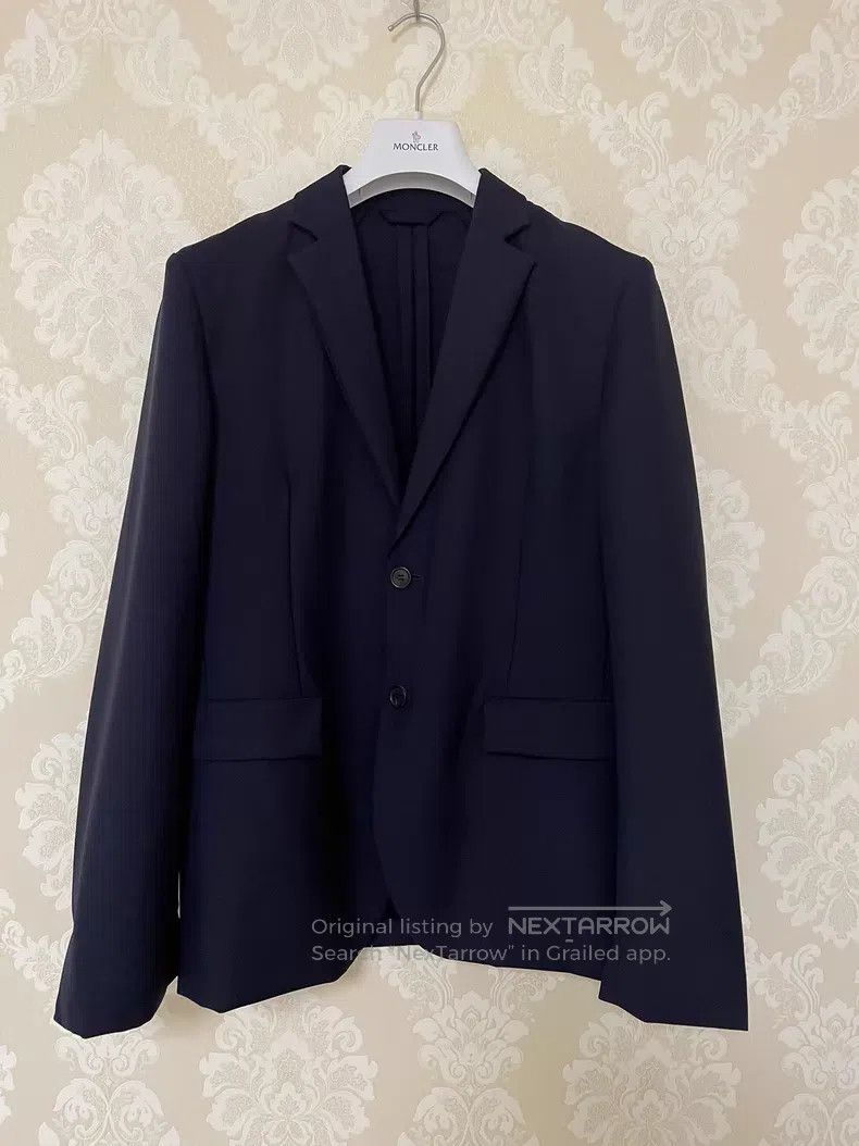 Acne Studios Acne Studios Single-Breasted Suit, Wool Blend Fabric, Navy Size 44L - 2 Thumbnail