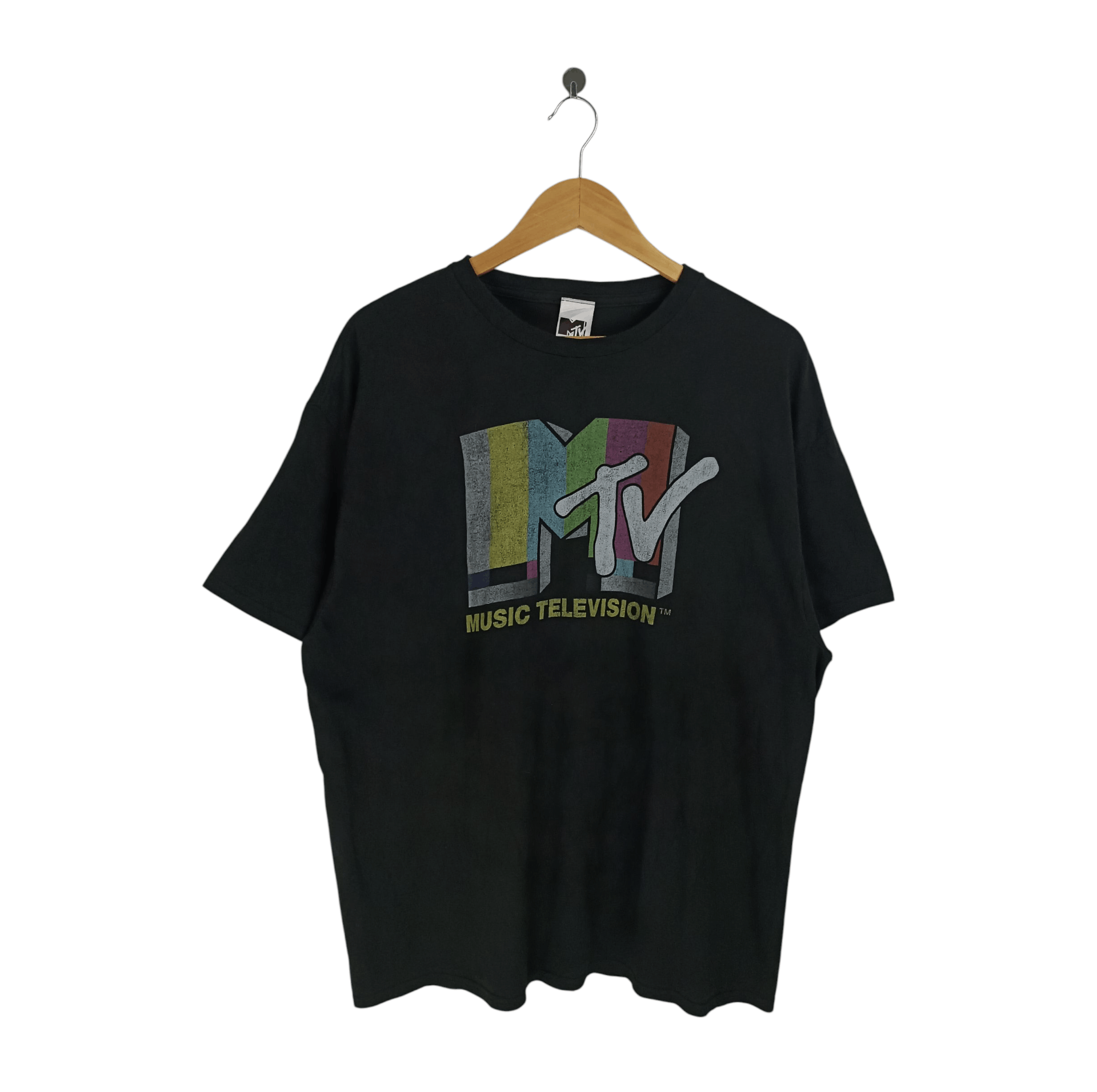Mtv VINTAGE MTV MUSIC TELEVISION CLASSIC LOGO ROCK PUNK GRUNGE Size US XL / EU 56 / 4 - 1 Thumbnail