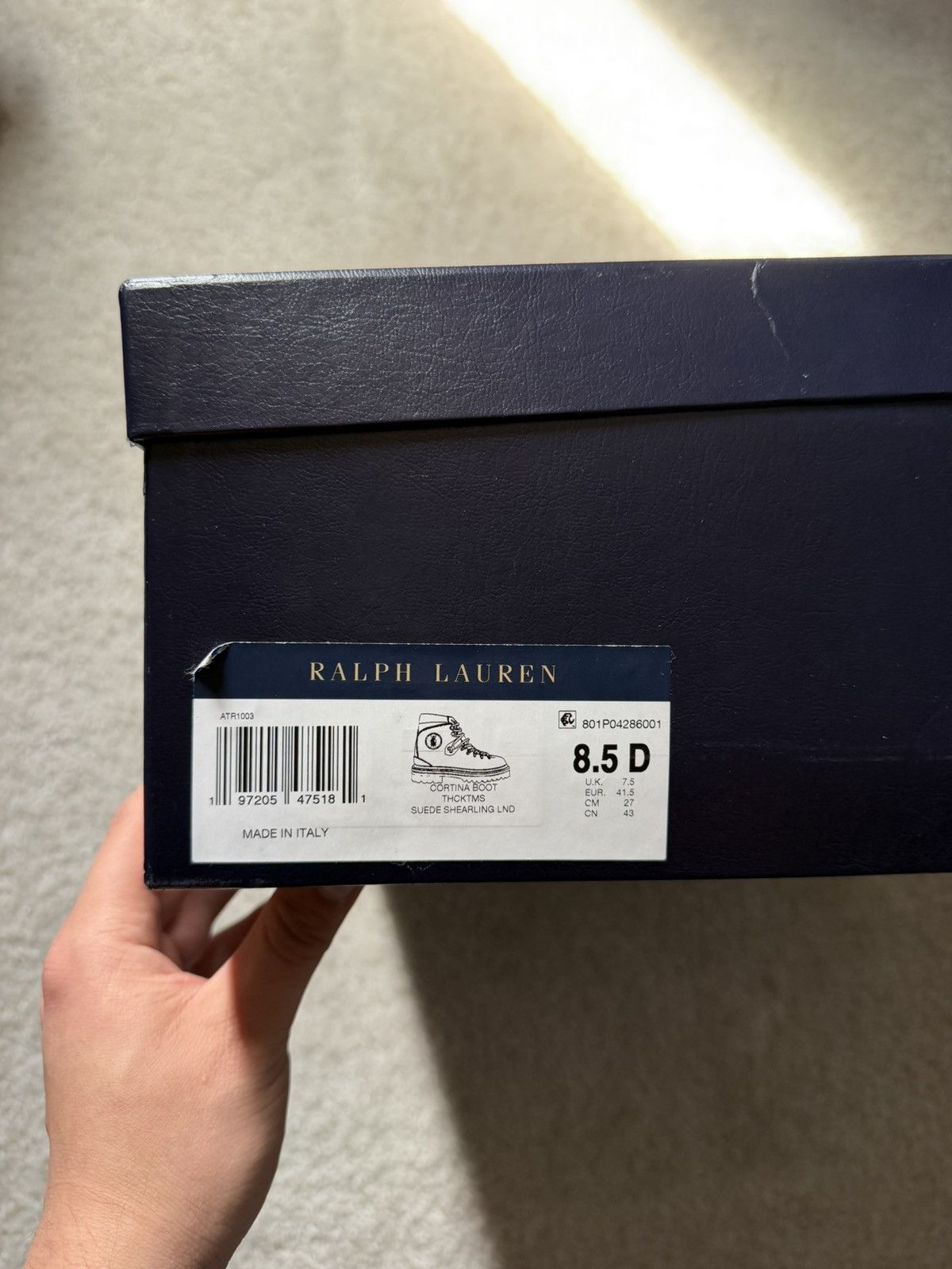 Ralph Lauren Purple Label Ralph lauren purple label Cortina Suede Hiking-Style Boots Size US 8.5 / EU 41-42 - 8 Thumbnail