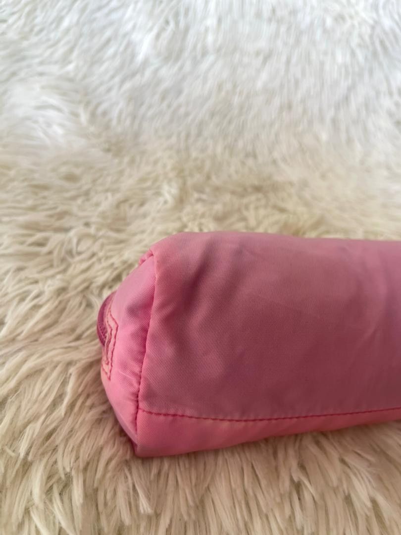Prada Prada Fuschia Tessuto Nylon Zip Pouch Size ONE SIZE - 11 Thumbnail