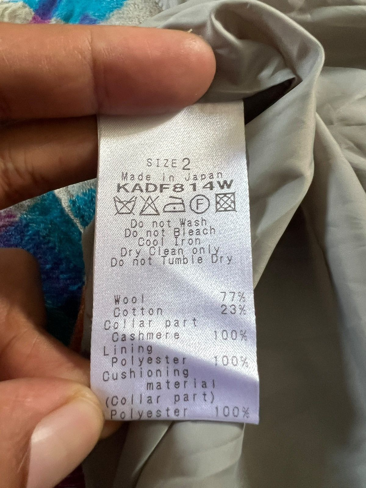 Issey Miyake M. & Kyoko Multicolor Plaid Wool Textured Coats Size M / US 6-8 / IT 42-44 - 16 Thumbnail