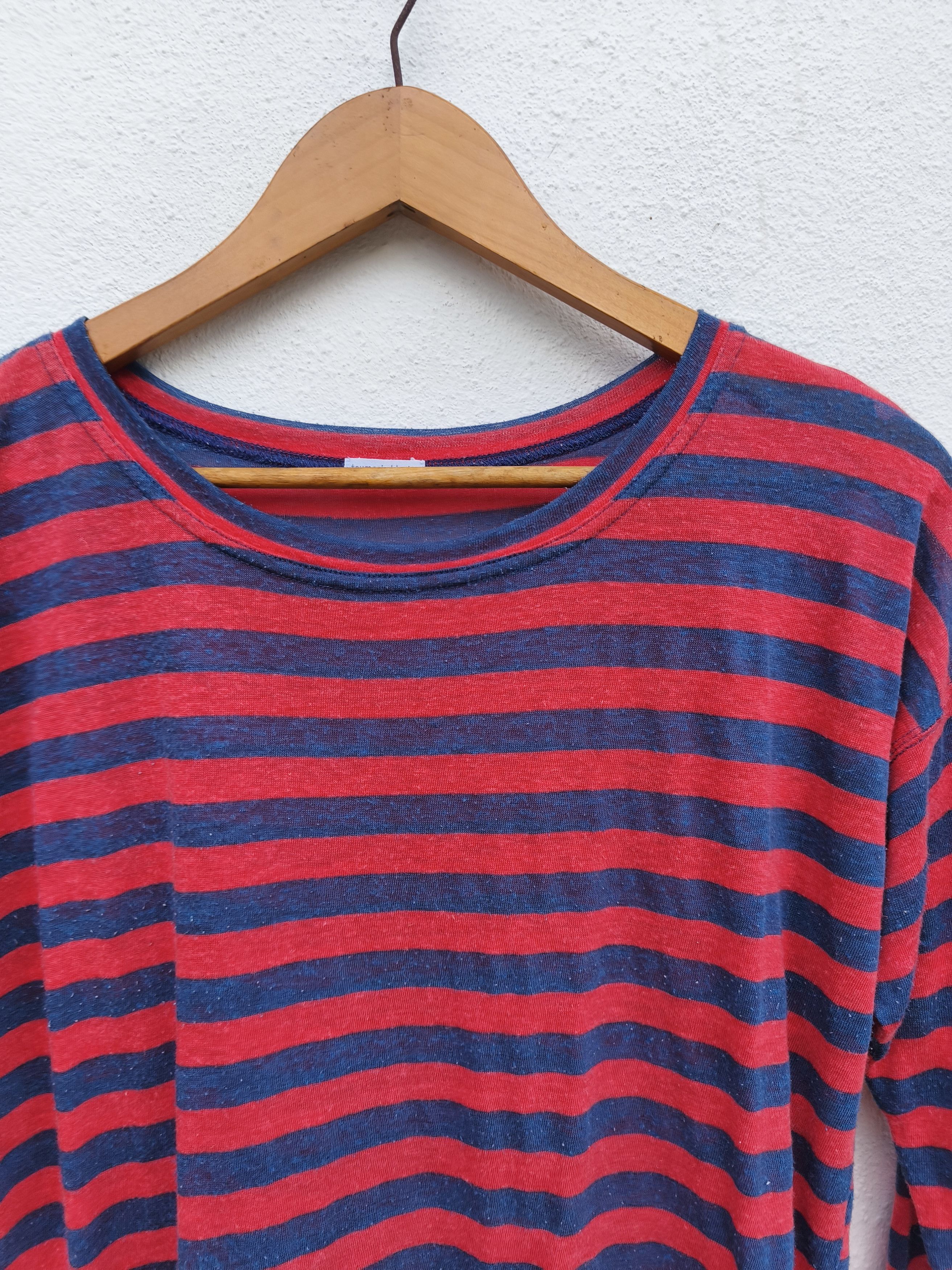 Tsumori Chisato Tsumori Chisato long sleeve stripes tees Size L / US 10 / IT 46 - 1 Thumbnail