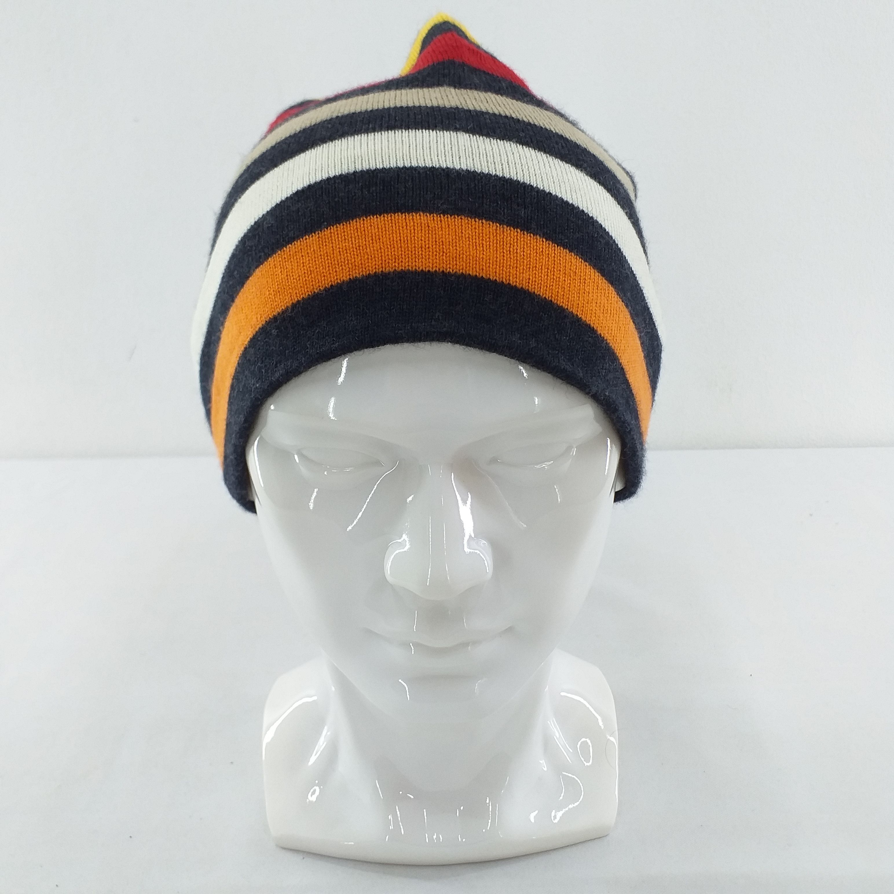 Japanese Brand Colorful Stripe Snow Cap Hat Beanie -BN173 Size ONE SIZE - 1 Thumbnail