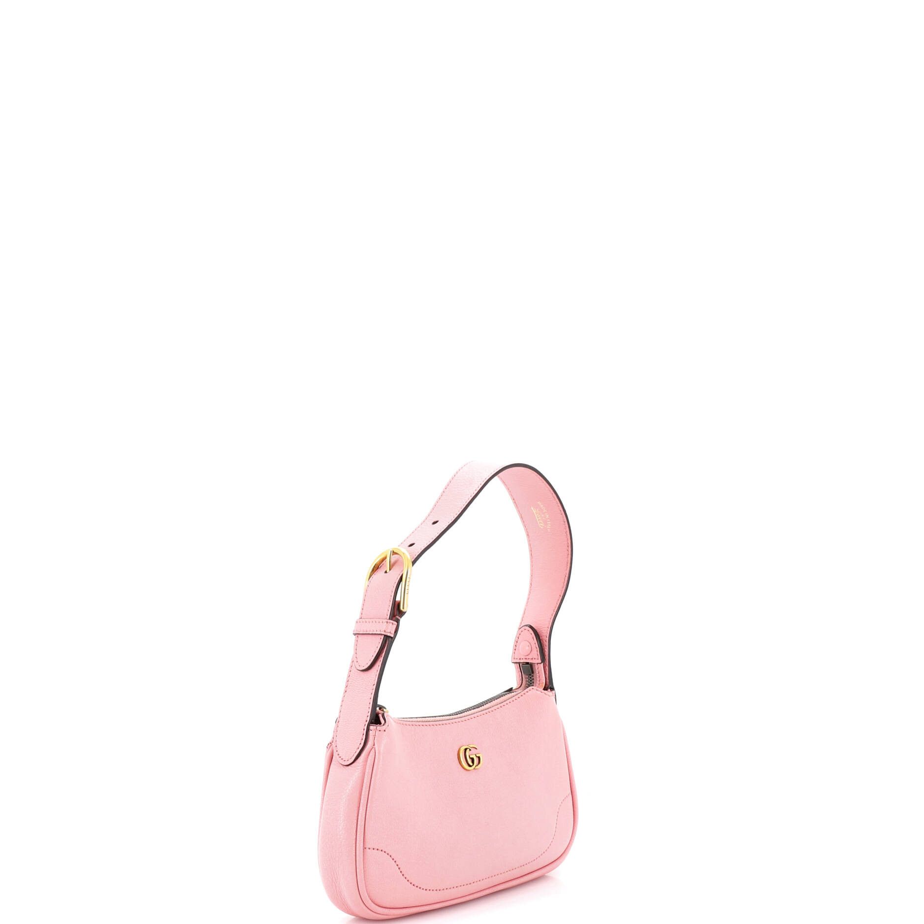 Gucci Aphrodite Shoulder Bag Leather Mini in Pink, Women's